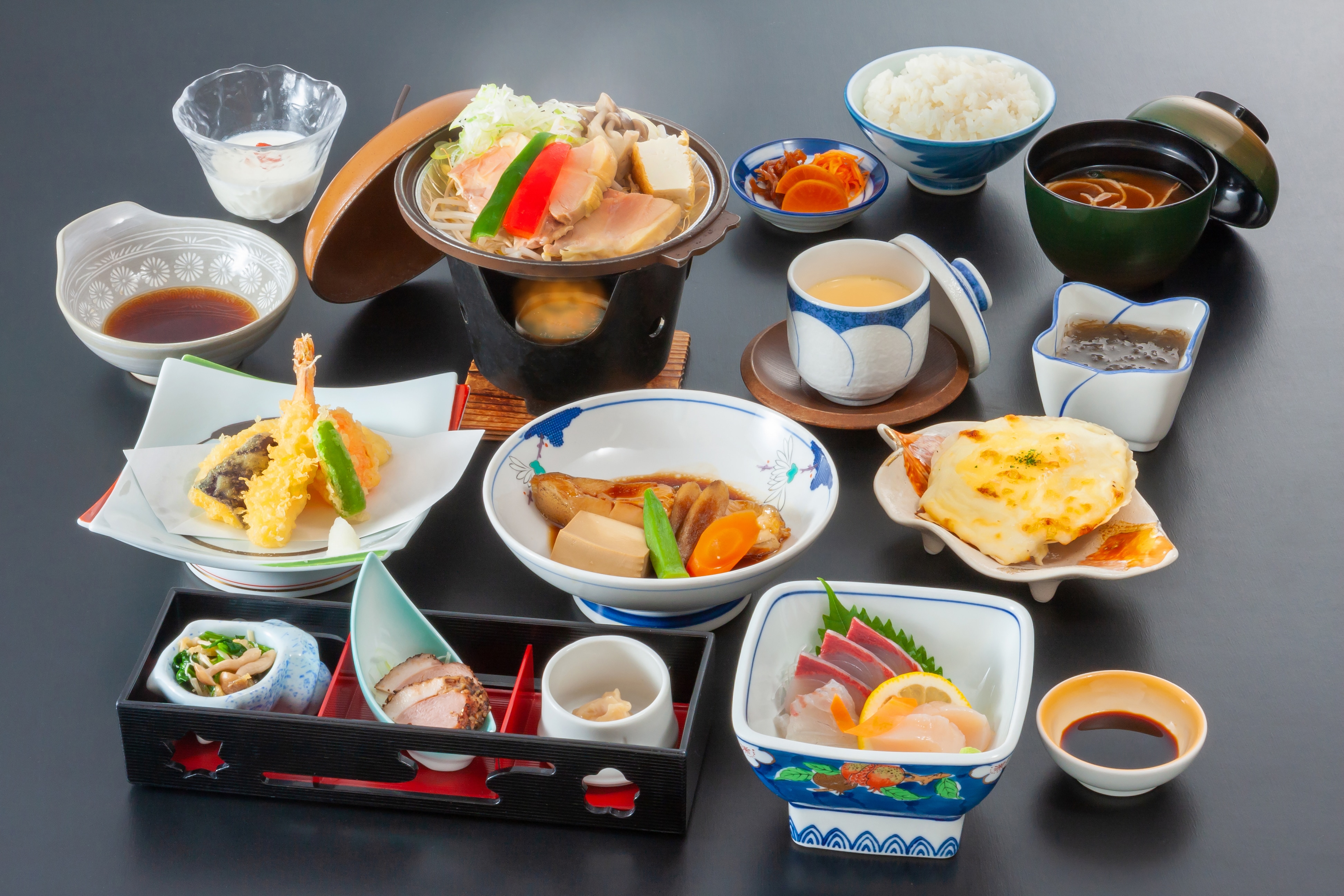 Hatomasaki meal