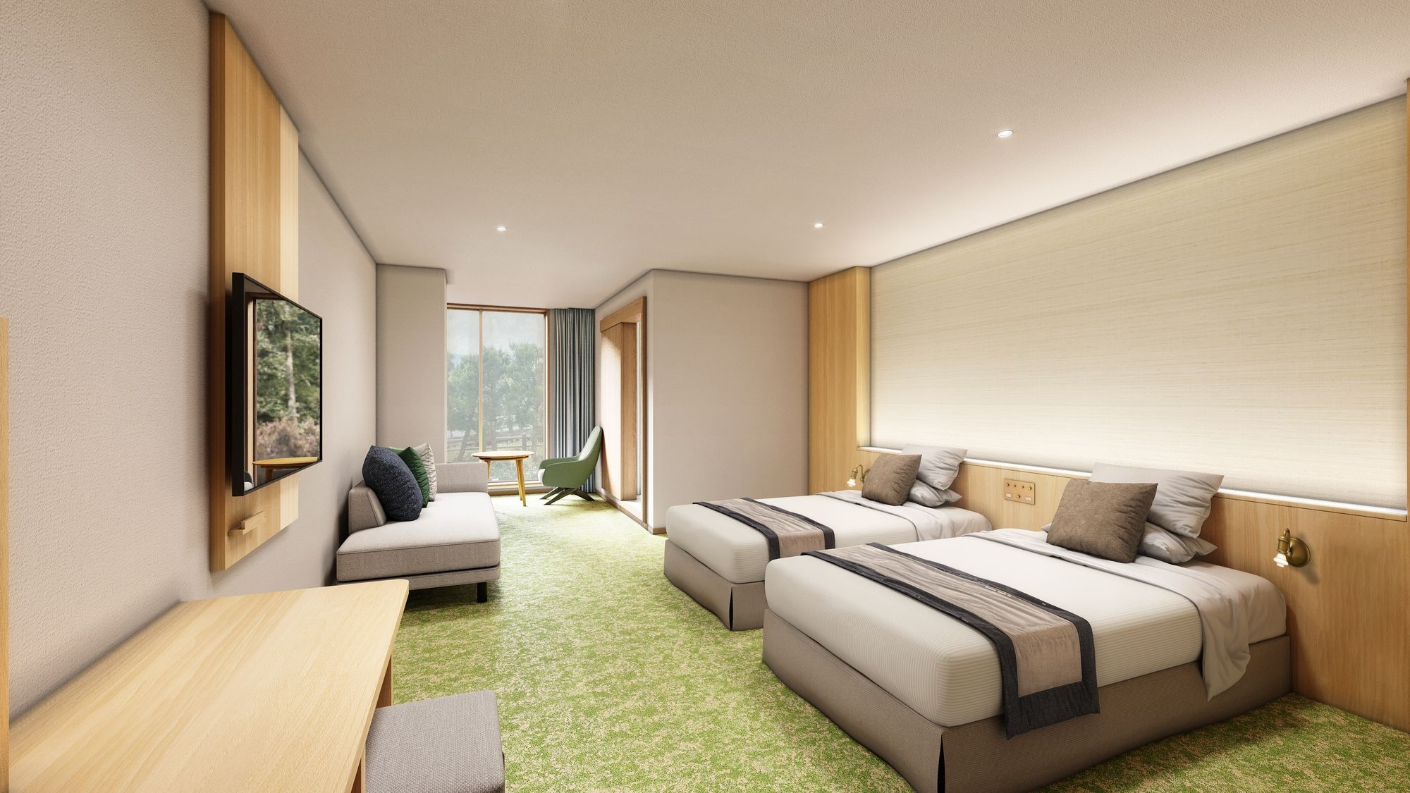 Superior Fourth with natural hot spring open-air bath/40 square meters