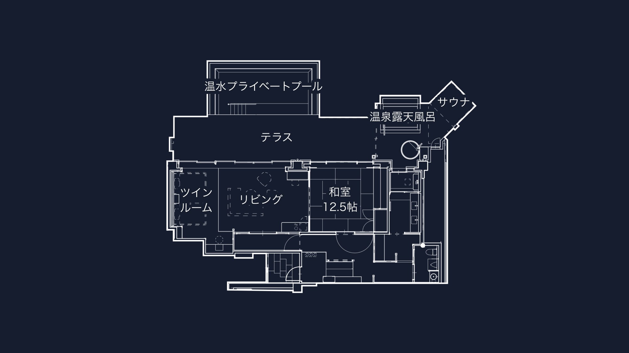 【YUMESENKEI LAGOON VILLA】풀 빌라 Type-A(금연/205평미)