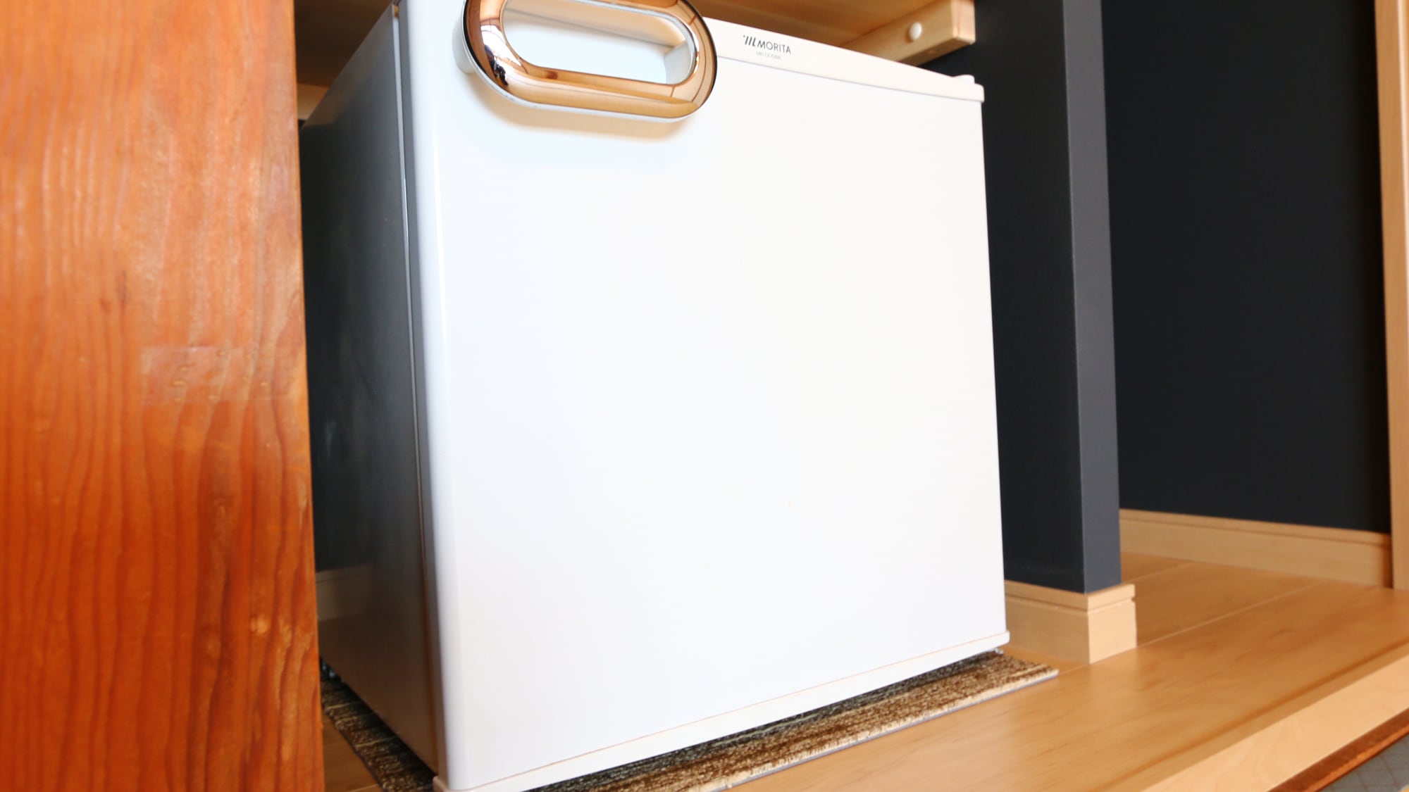 Each room is equipped with a refrigerator