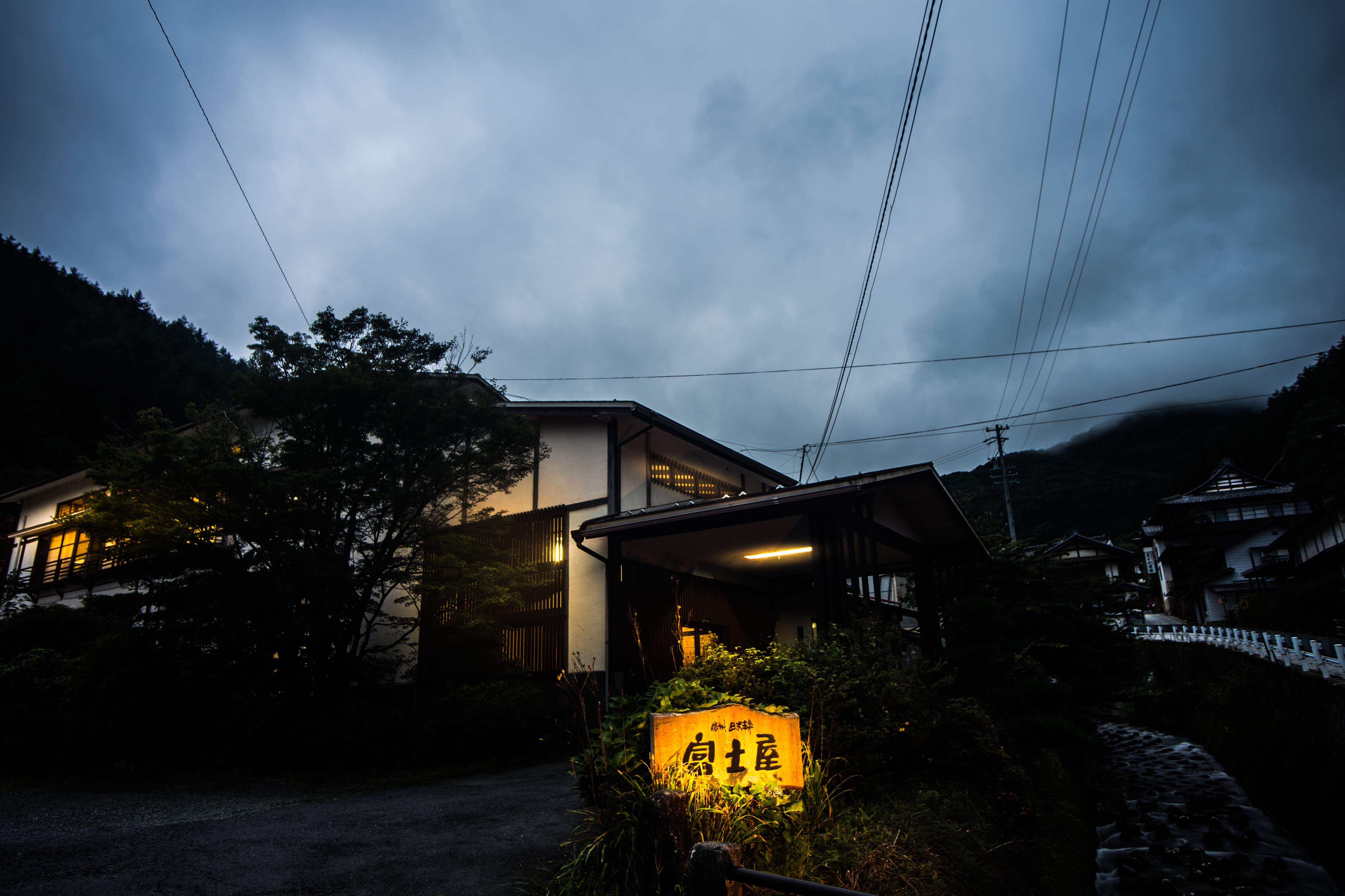 Entrance evening view