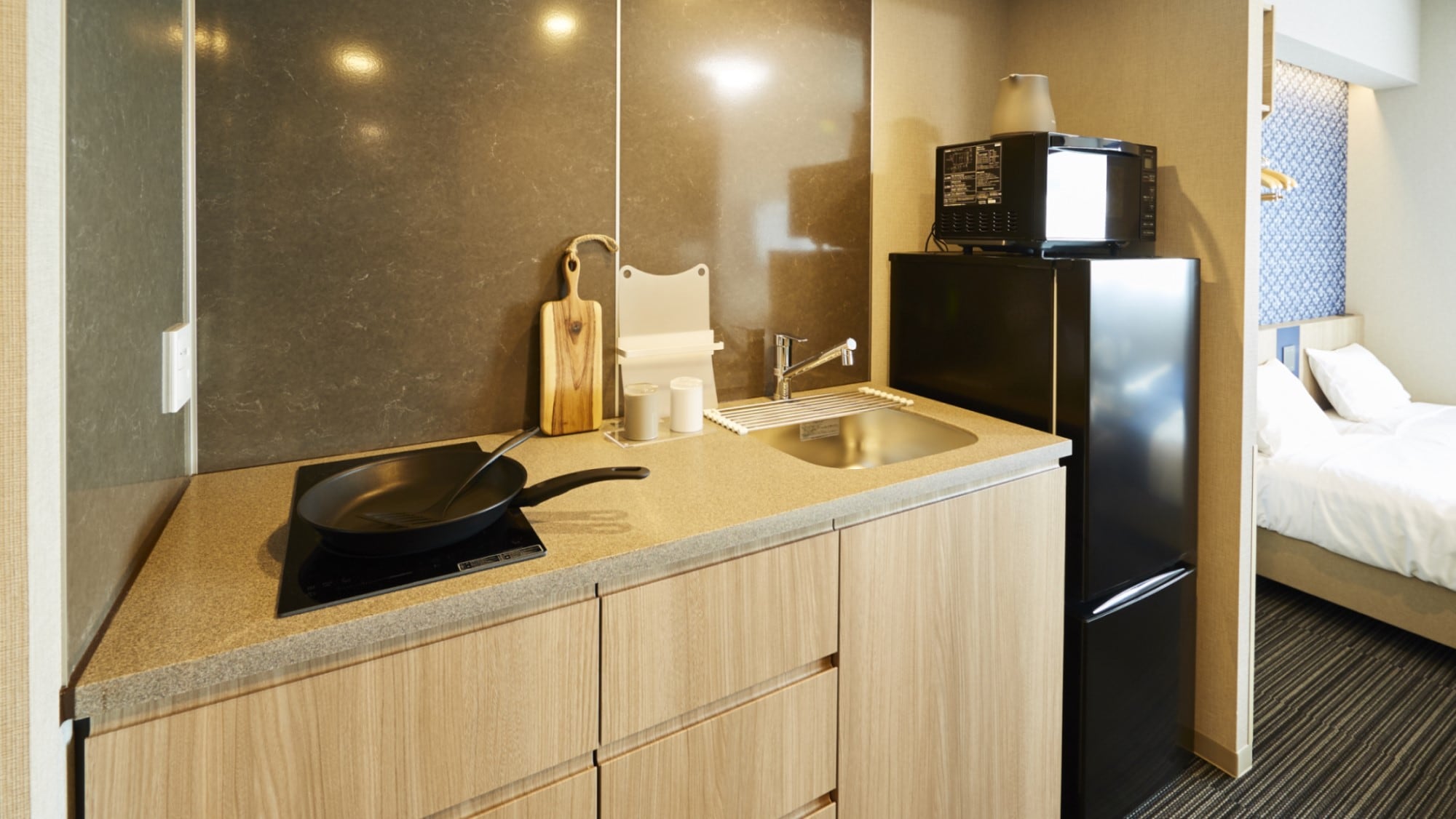 All rooms come with kitchen and cooking utensils!
