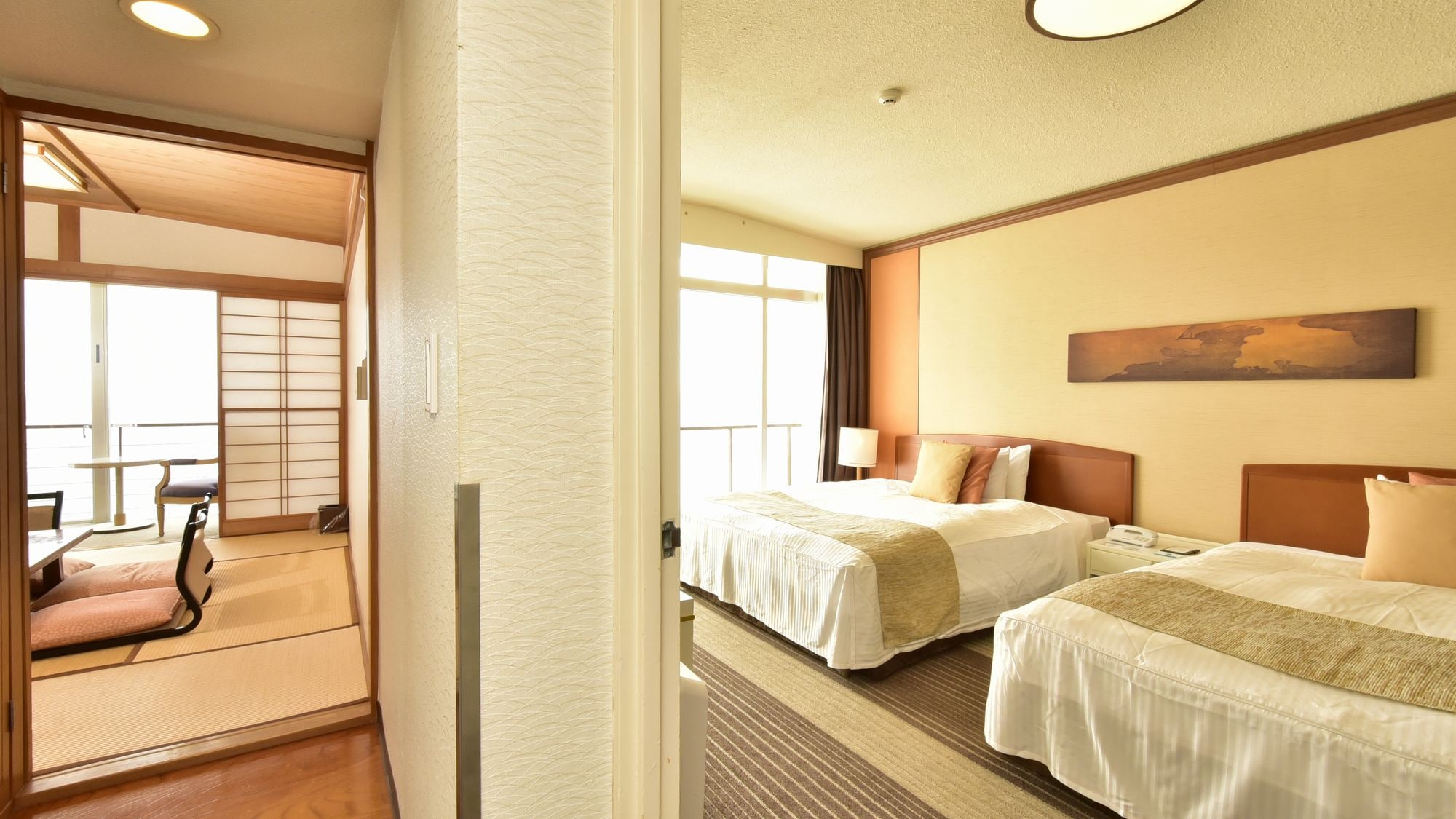 [Japanese and Western rooms] Ocean view suite room A (61 square meters)
