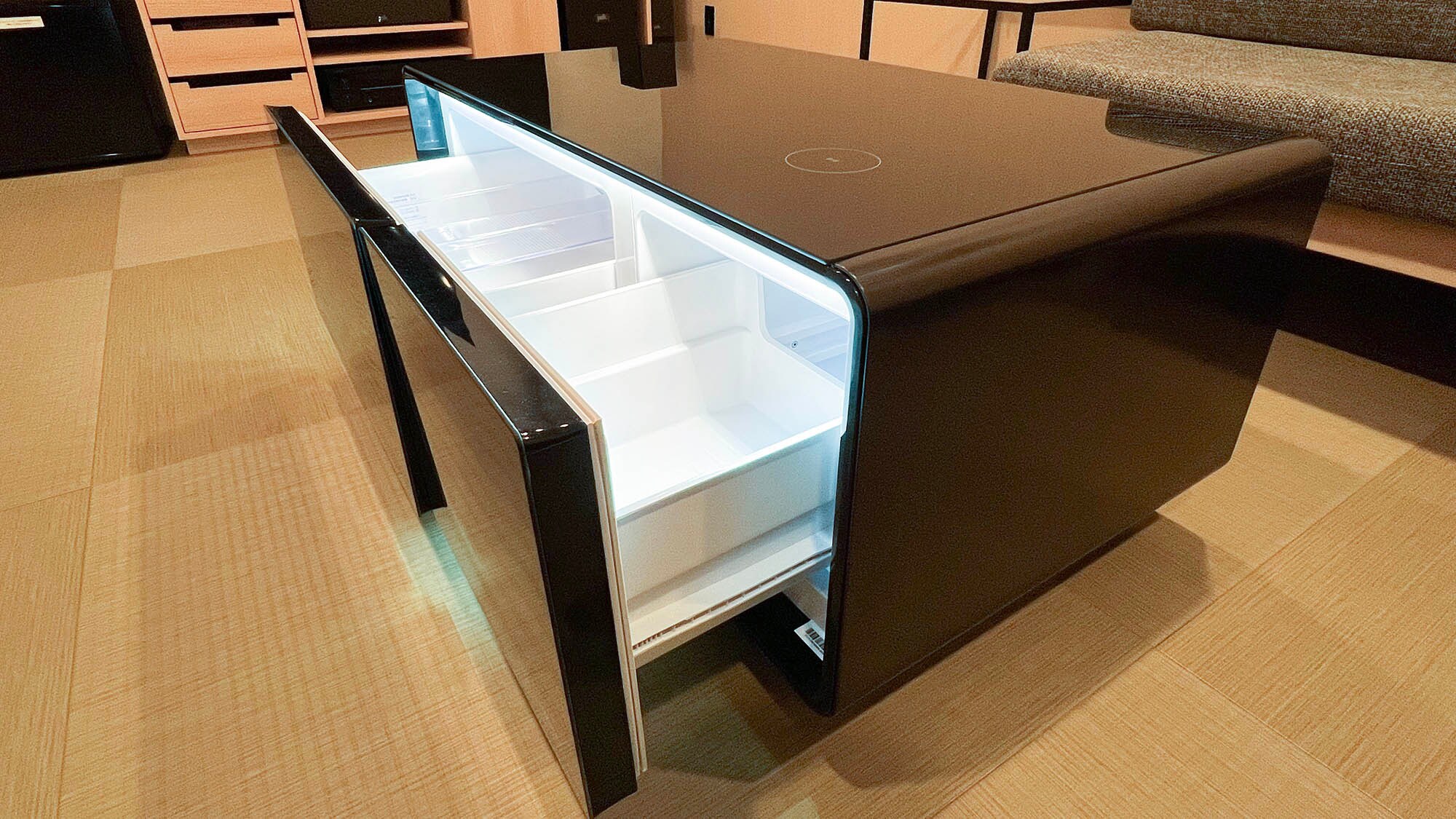 ・【난방】Bluetooth 스피커・음료 쿨러 첨부의 스마트 테이블