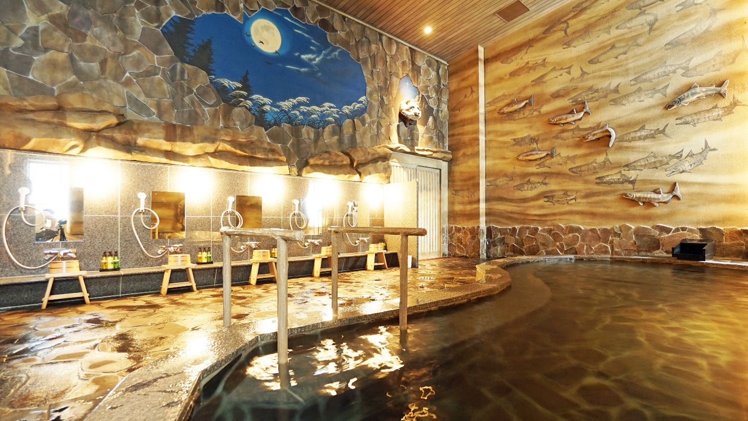 Natural hot spring "Pon no Yu" (5th floor)