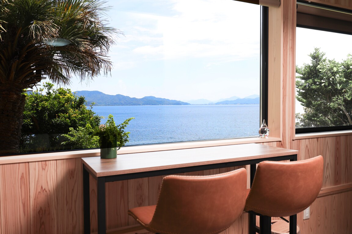 【雪乃木海景套房】虽然位于地下一层,但地势较高,因此您可以独享海景。