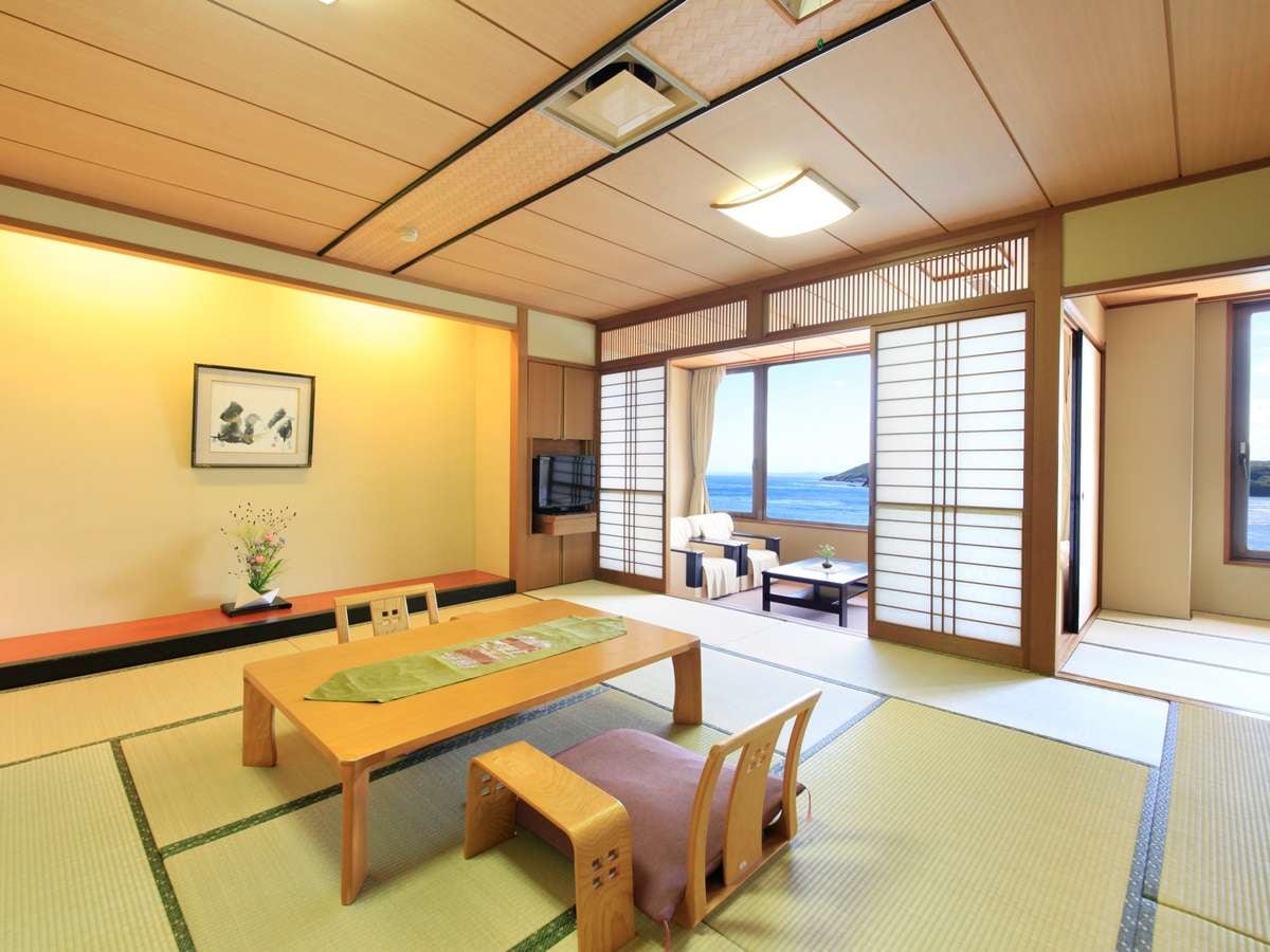 [Shiosaikan Bettei: Nagisaitei] 帶海景浴缸的日式房間