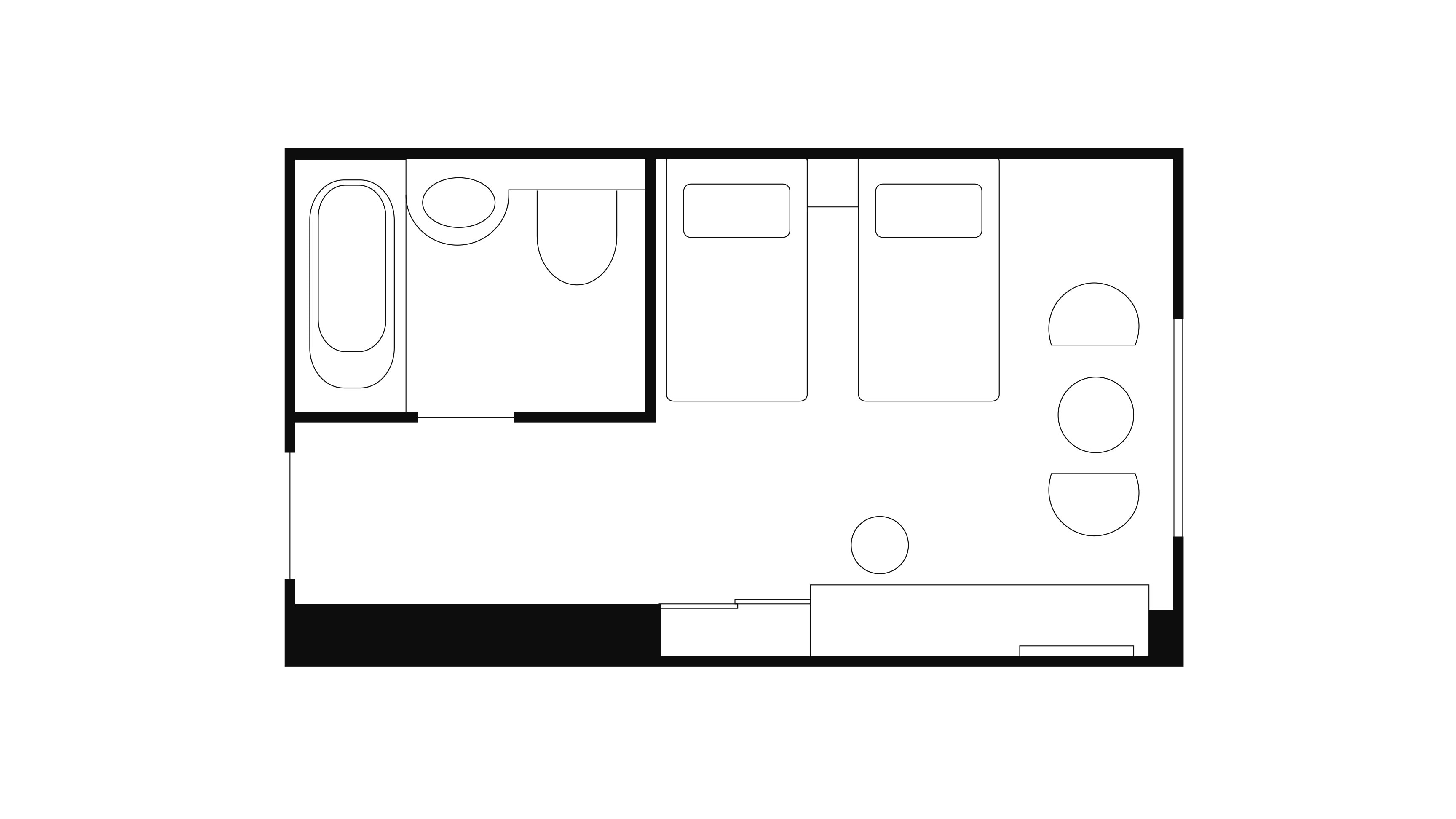 Floor plan: Hanakoji Floor Standard Twin