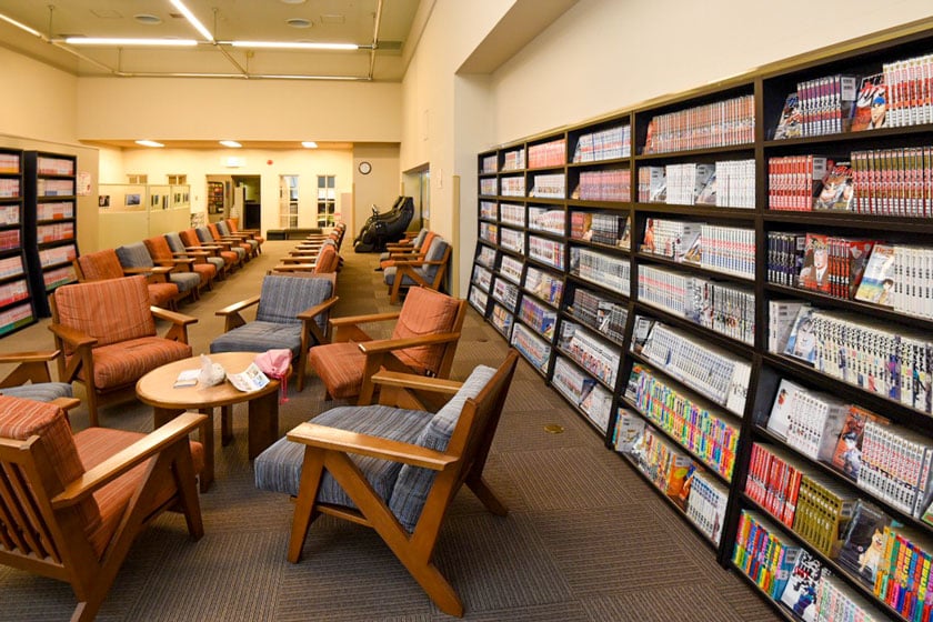 Customization facility: Manga corner