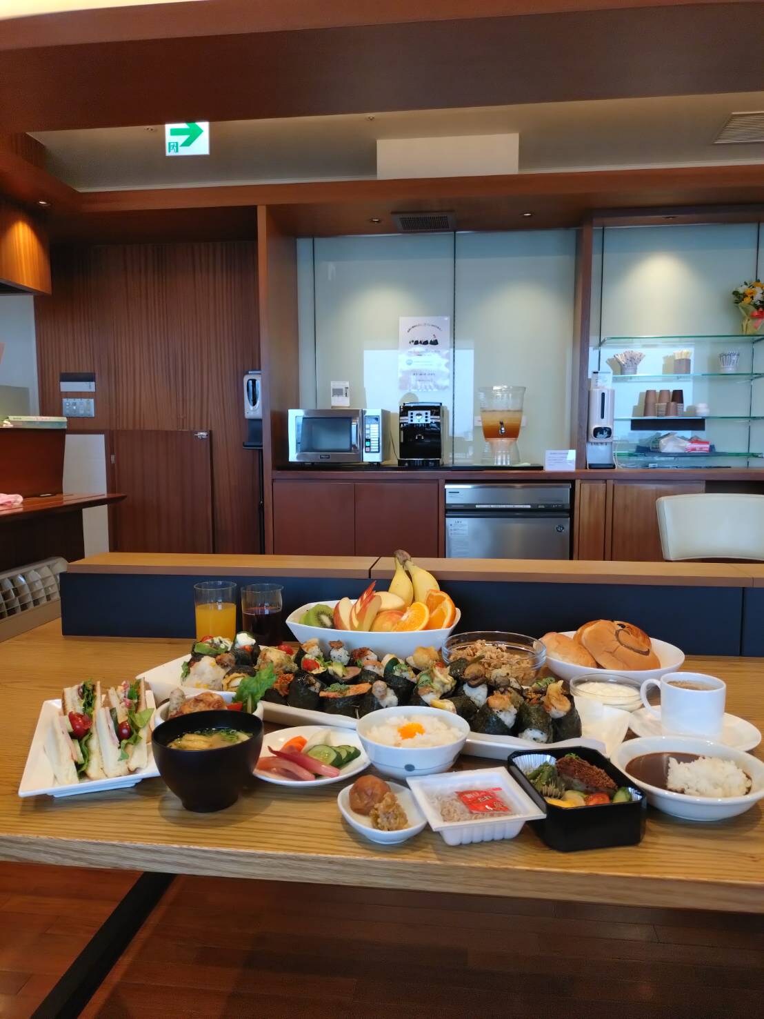 Rice ball breakfast ①