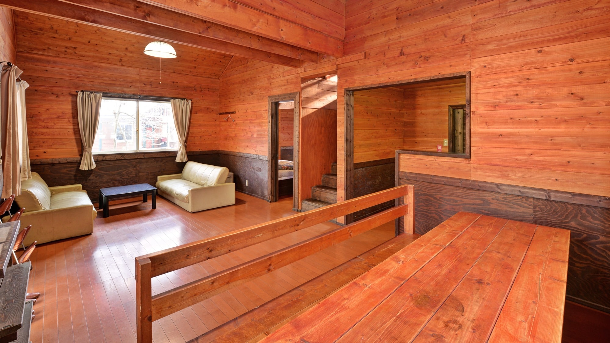 *[Cottage/Reindeer] There is a sofa bed in the living space.