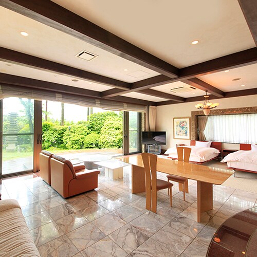 [New building Western-style room (suite)] It is a luxurious structure unique to "Ichiitei".