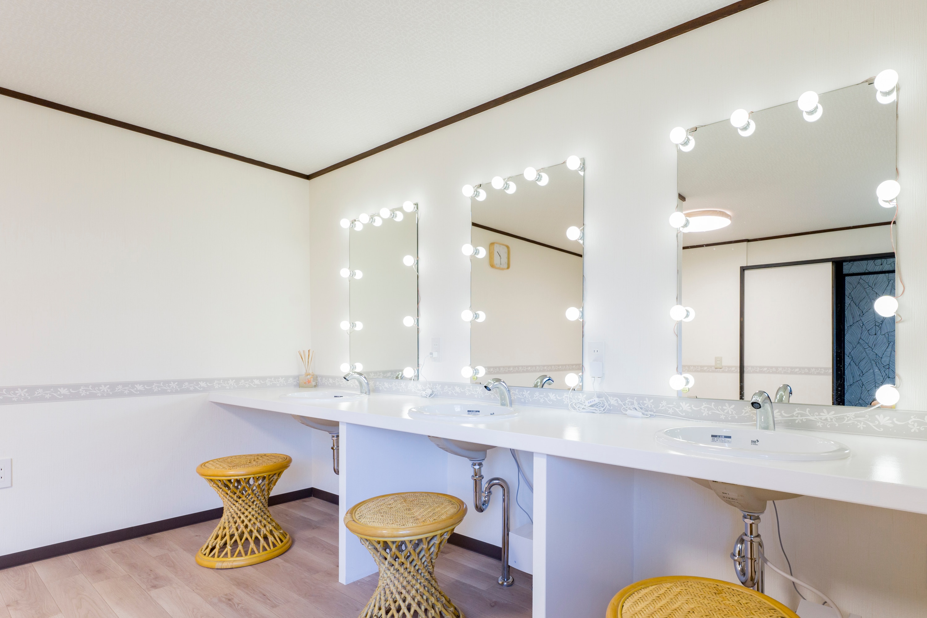 Bright and clean washstand