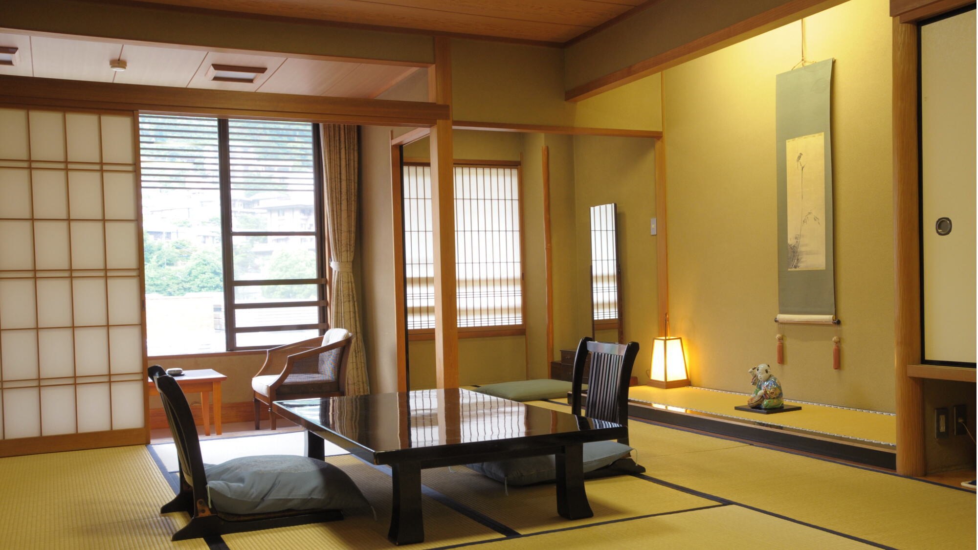 Standard type Japanese-style room with 10 tatami mats and wide veranda (bathroom and shower included)