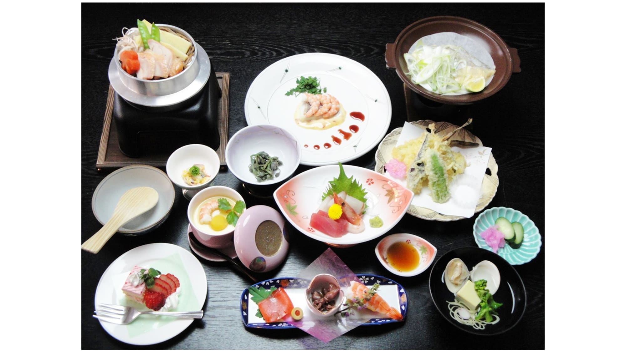 *[Example of full dinner] Each dish is carefully prepared, with an emphasis on the original flavor of the ingredients.