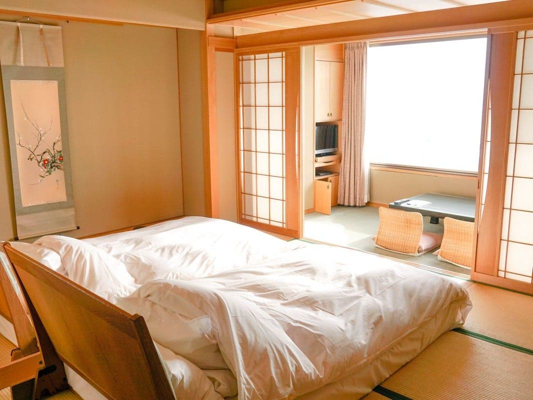 12,5 tikar tatami di kamar bergaya Jepang dengan pemandangan laut