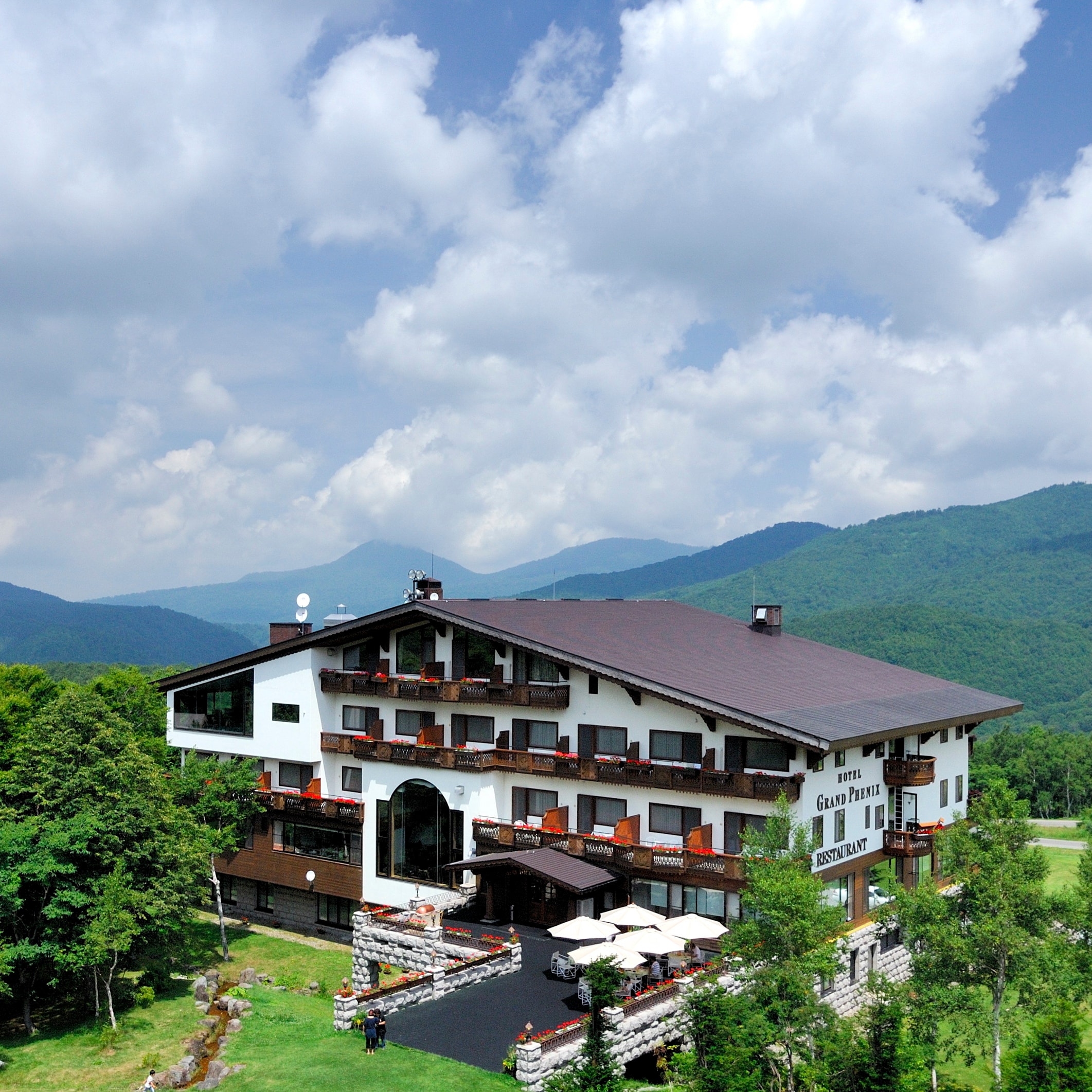 Hotel panoramic view
