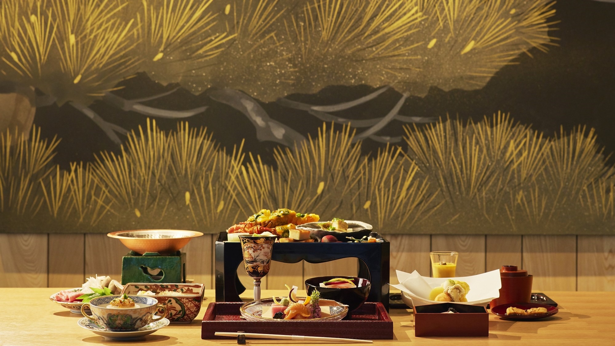 [Waku Kaiseki] Waku Kaiseki, an original arrangement of Kyoto cuisine based on dashi soup *Example