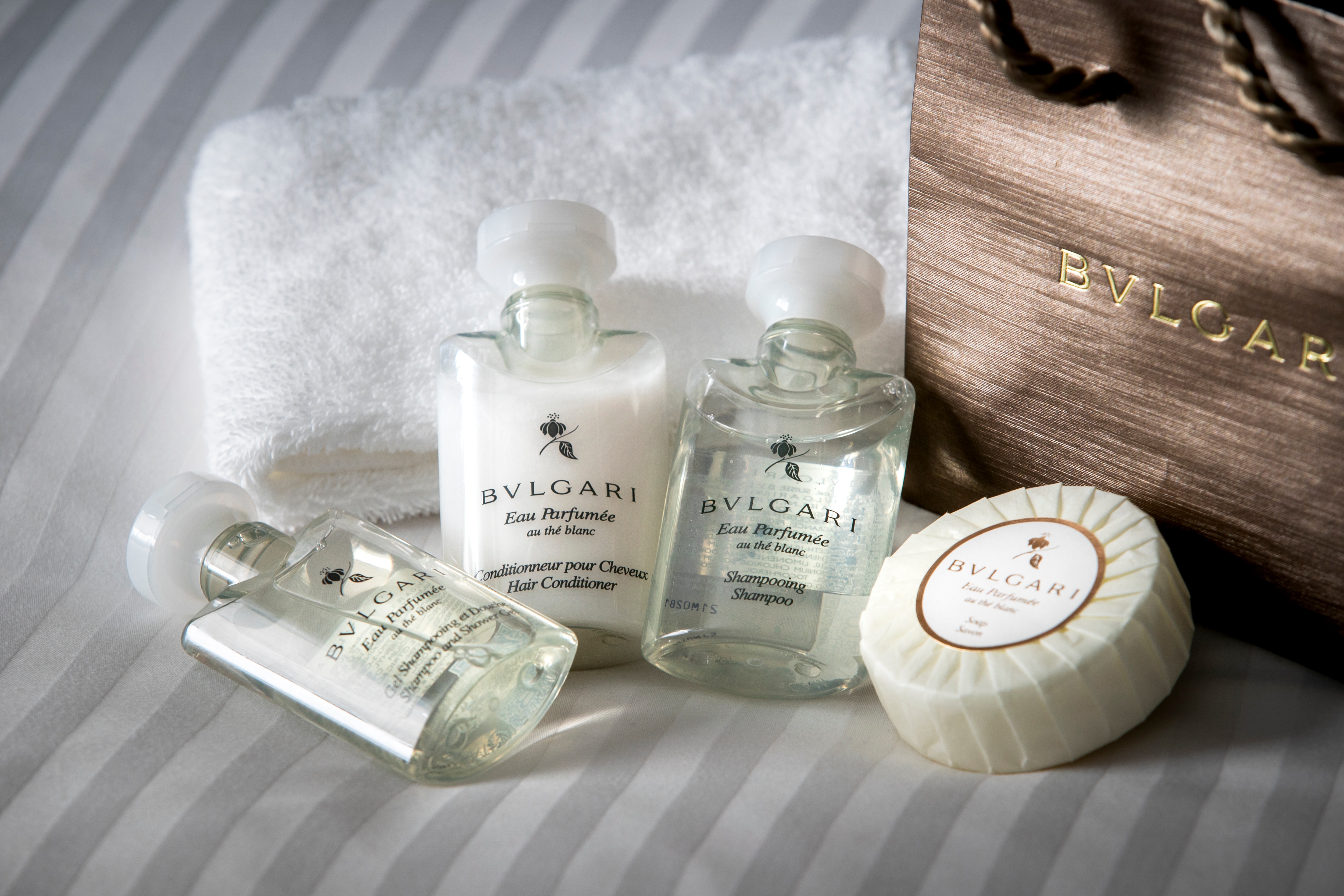 Executive Floor Benefits: BVLGARI Bath Amenities