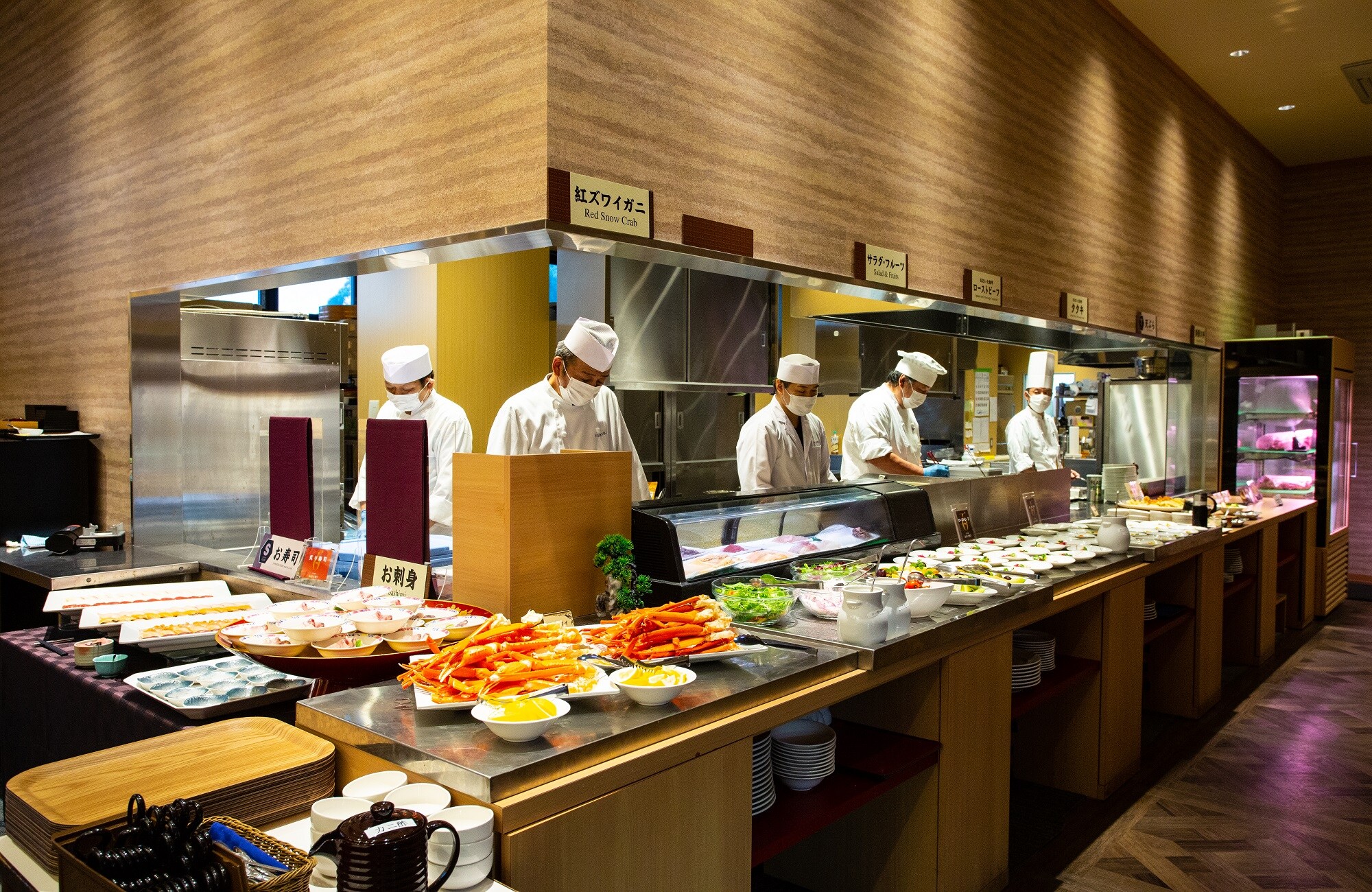 Contoh buffet makan malam　