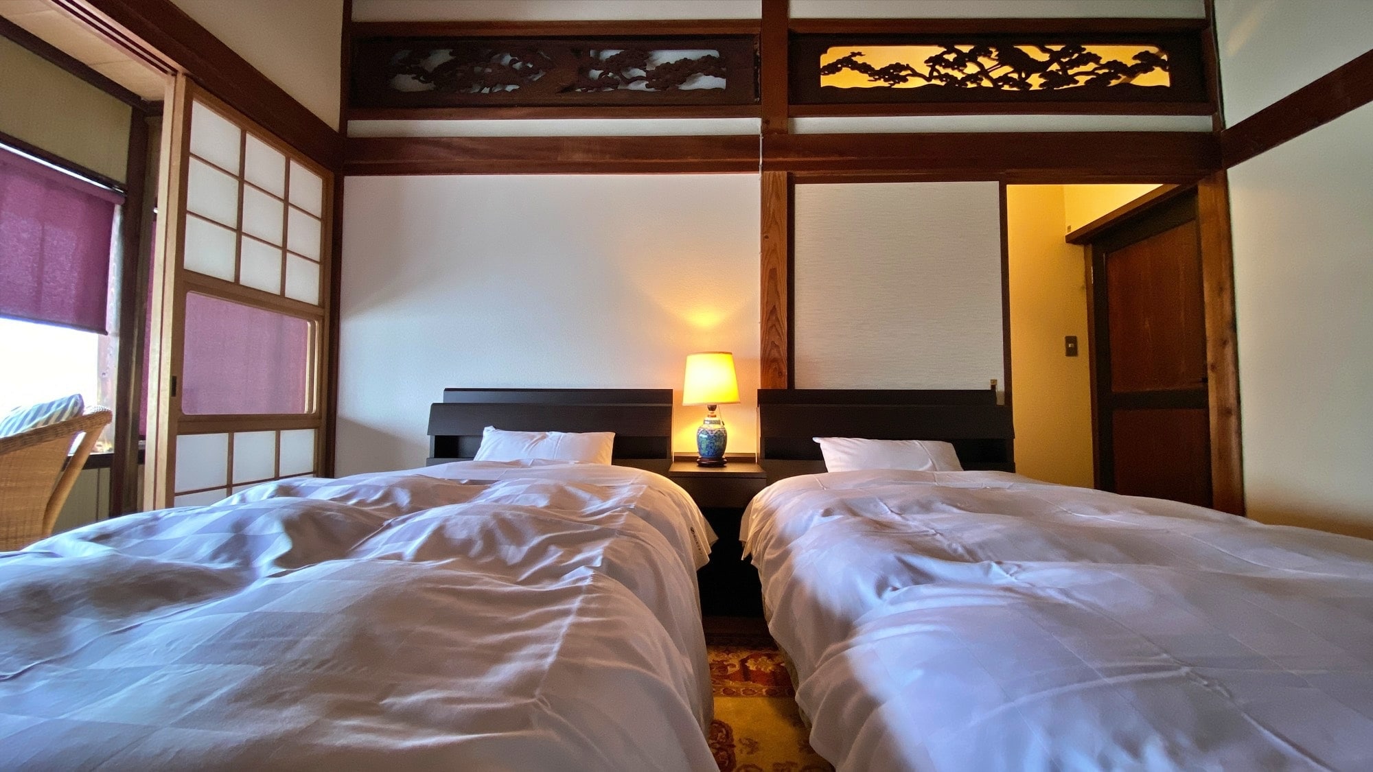 [Kyoto style/wooden house] Japanese-Western style room | 10 tatami mats | Toilet included