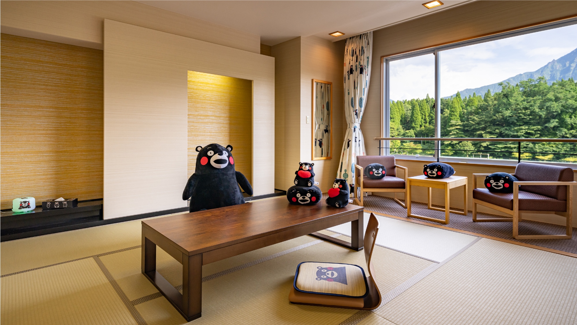 Japanese-style room 8 tatami mats local room (Kumamon ver.)