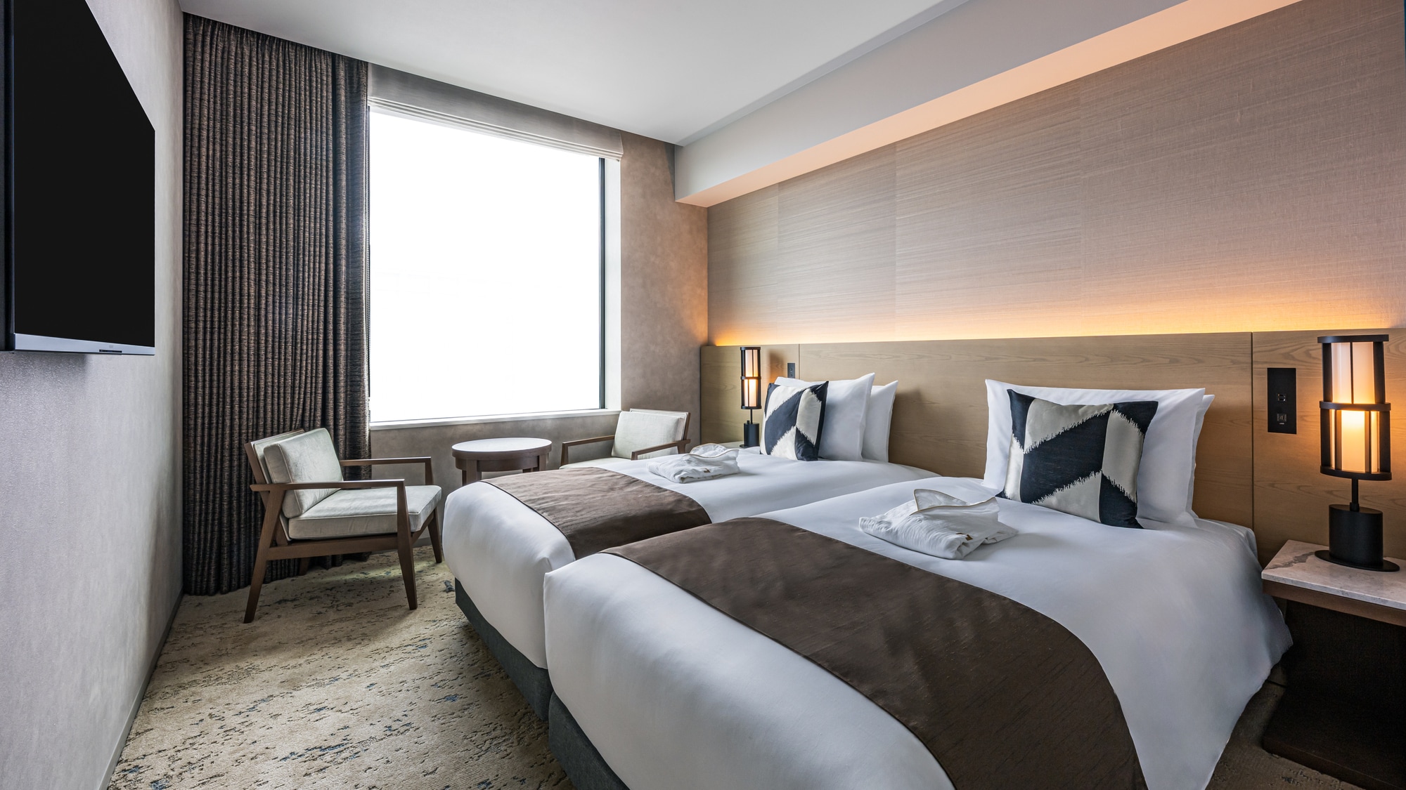 好莱坞双床房（示例）