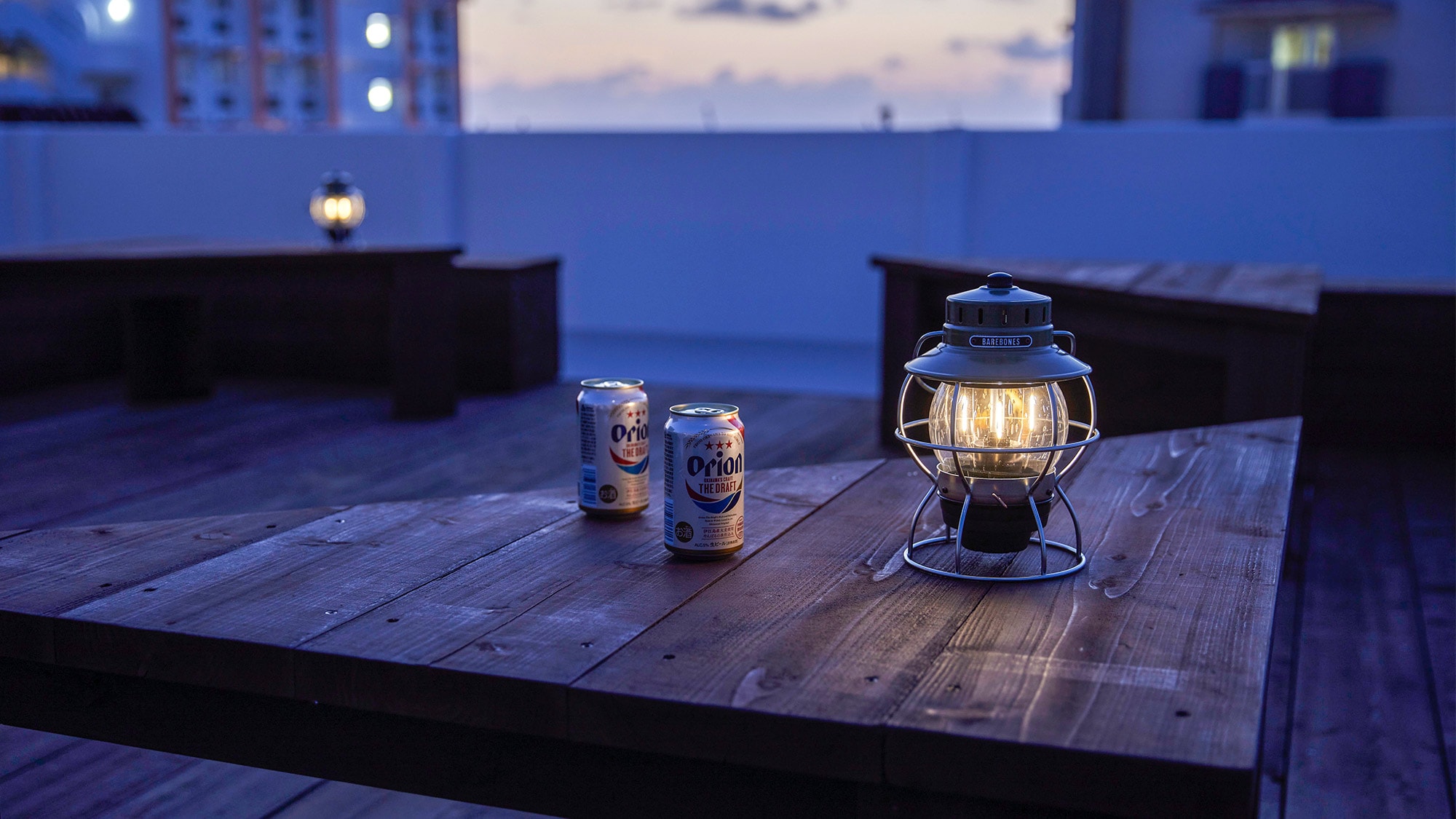 [Tsukimiza] Shared space where eating and drinking are allowed (evening)