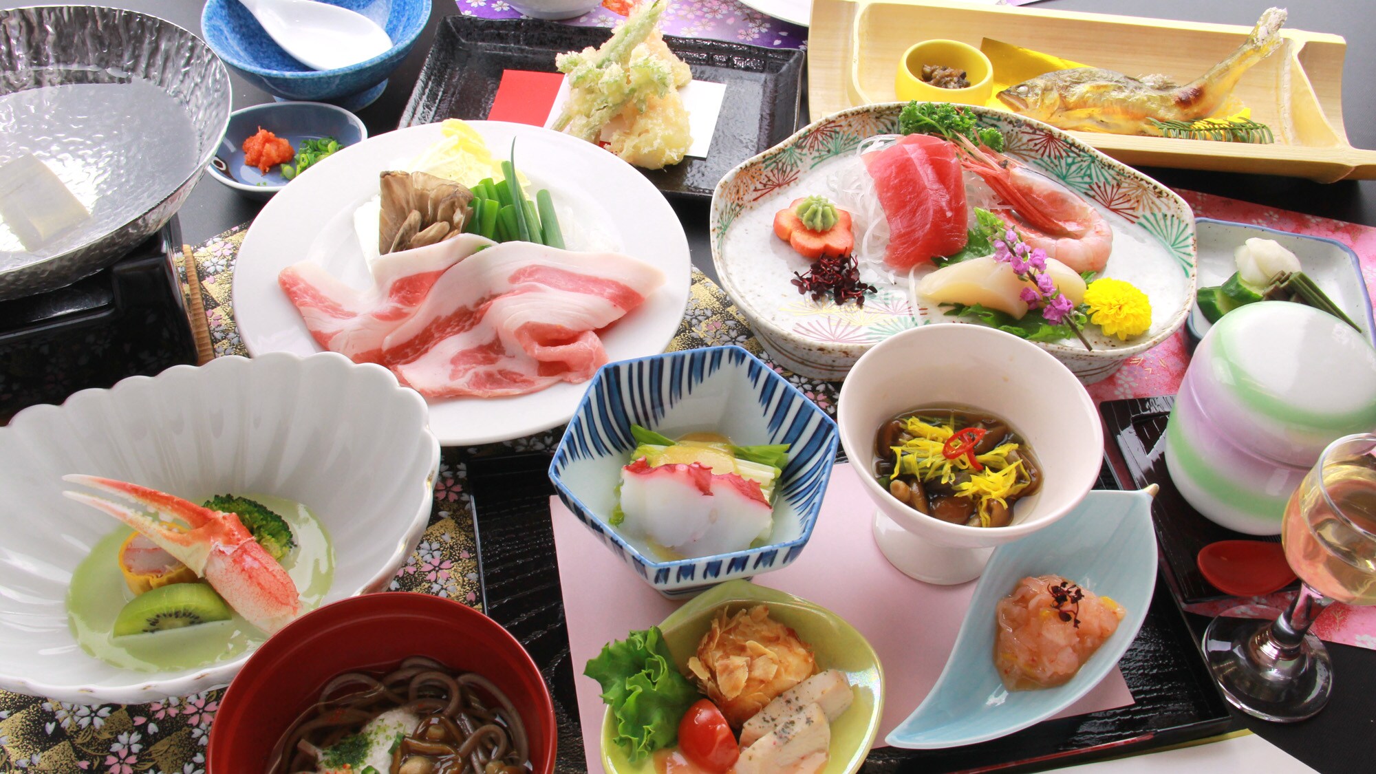 #餐點/用米女兒豬肉做的涮鍋♪肉質細嫩，甜度適中。