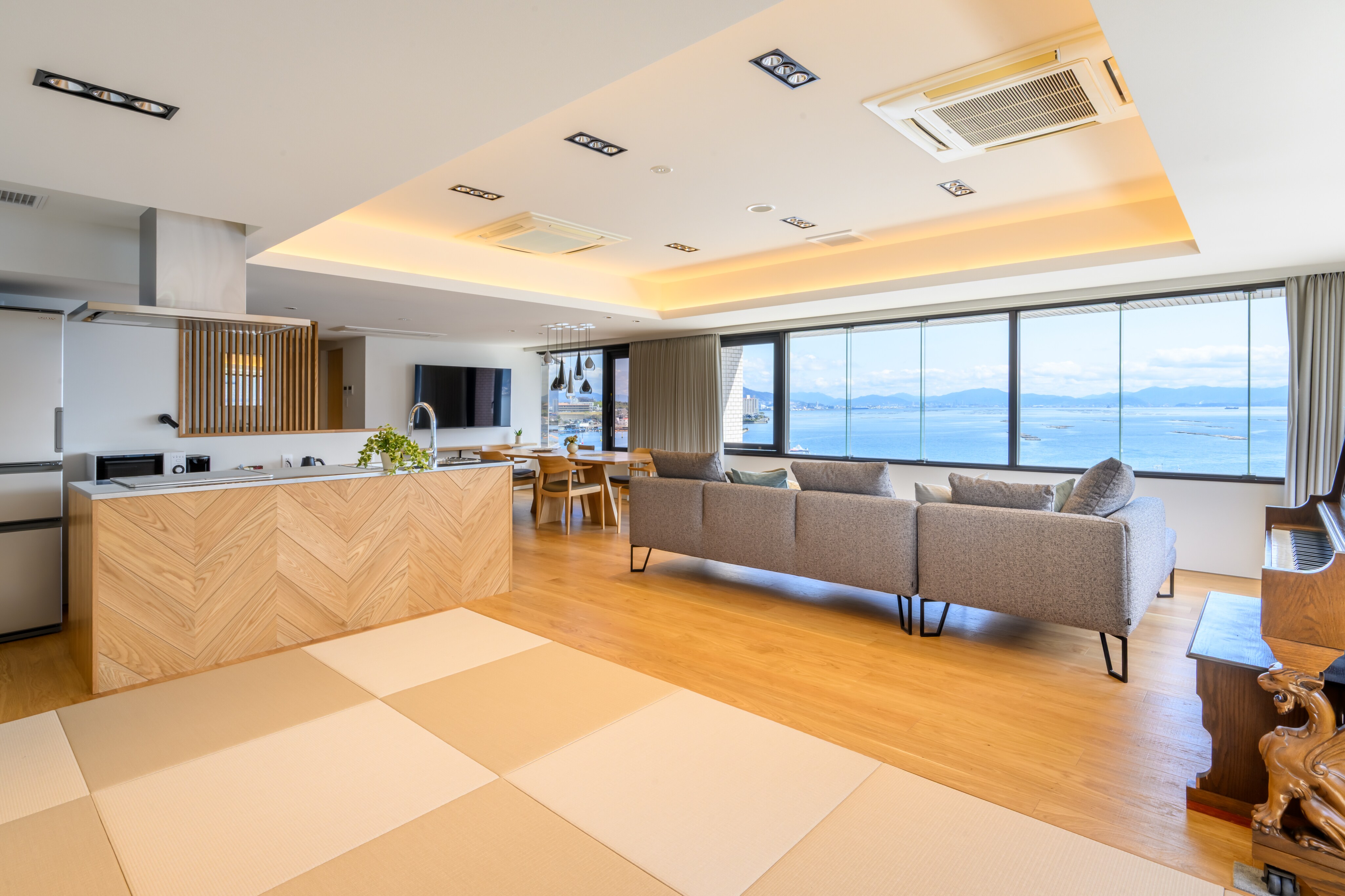 801 tatami living room with a view