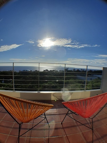 The view from the Coral Pink Room