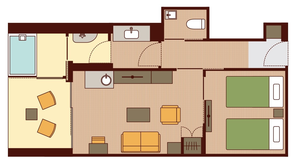 [Guest Room/Akazukin] Deluxe Twin