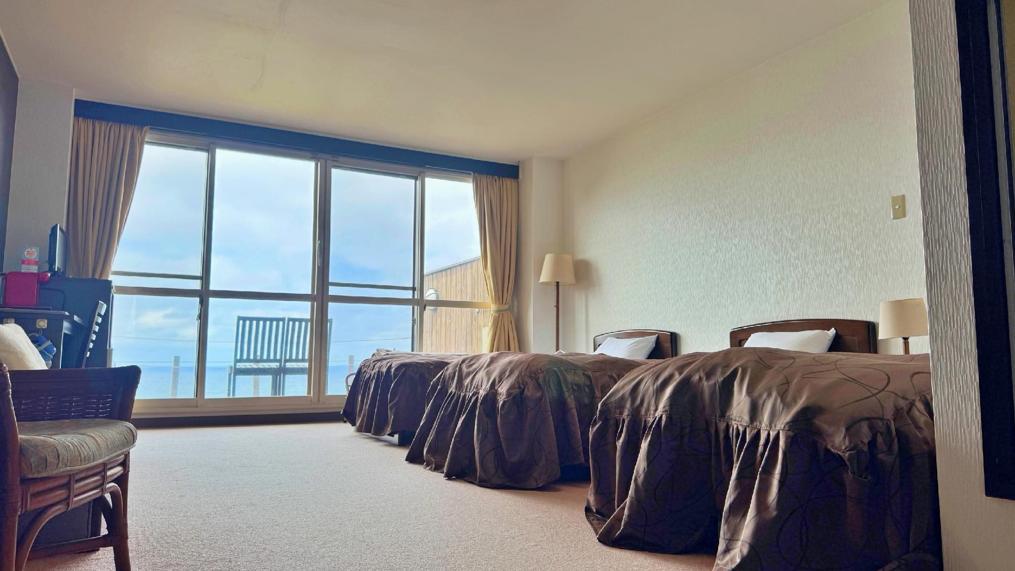 [Fubuki/Shiranami] Triple room + sun deck with a spectacular view (with bathroom and toilet)