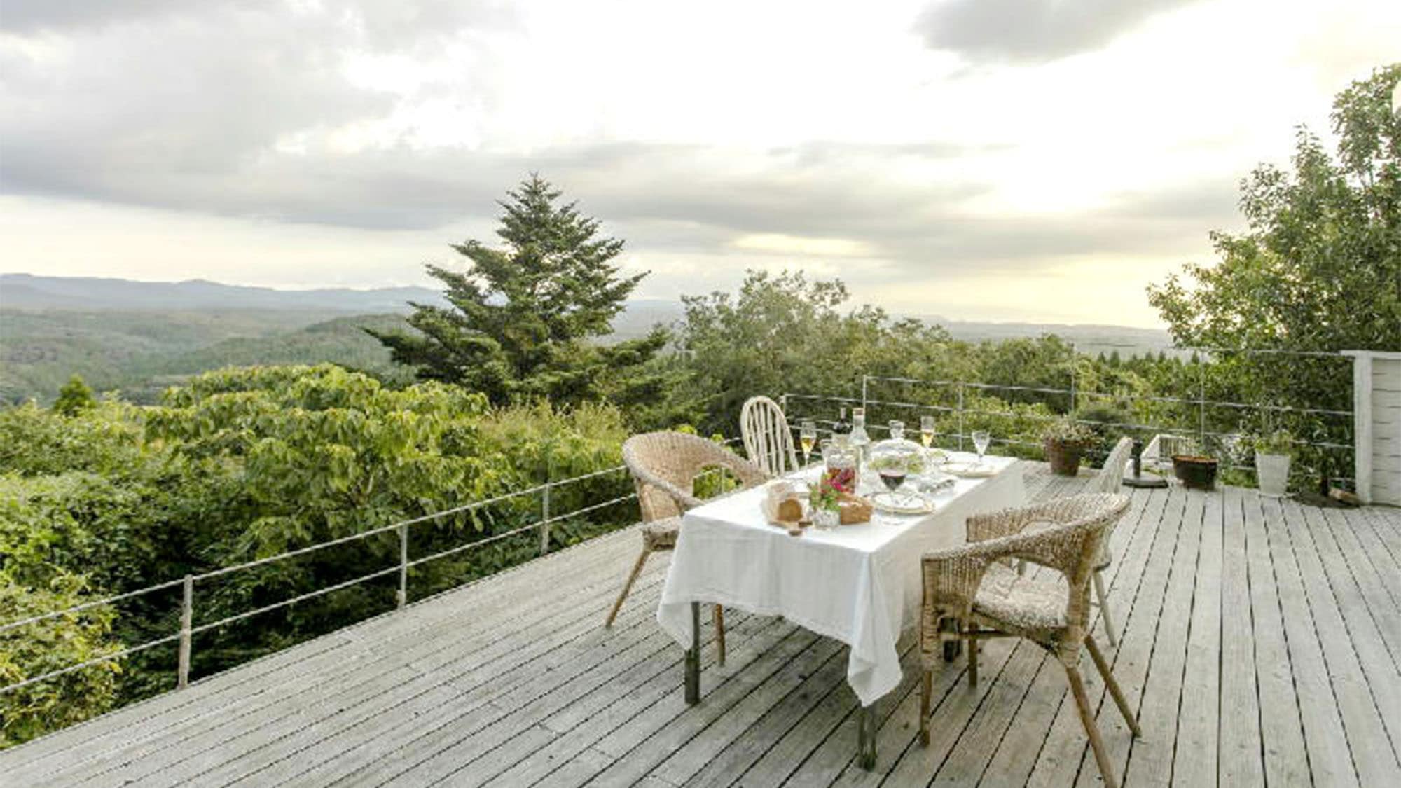 ・ Superb view from the terrace