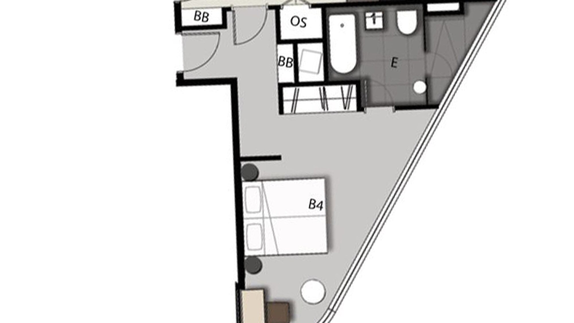 [Hotel Room] Floor plan