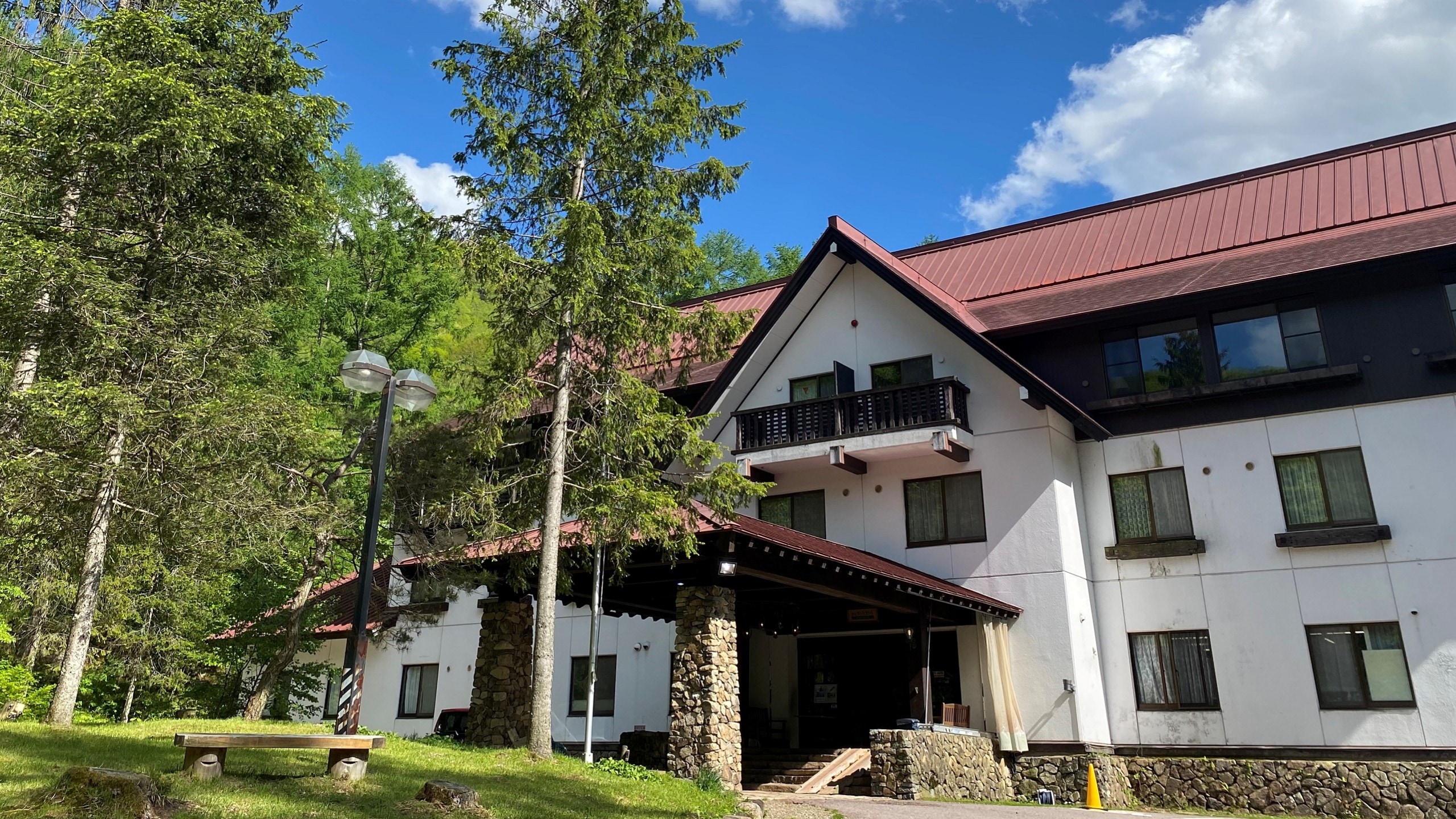 Hotel exterior summer