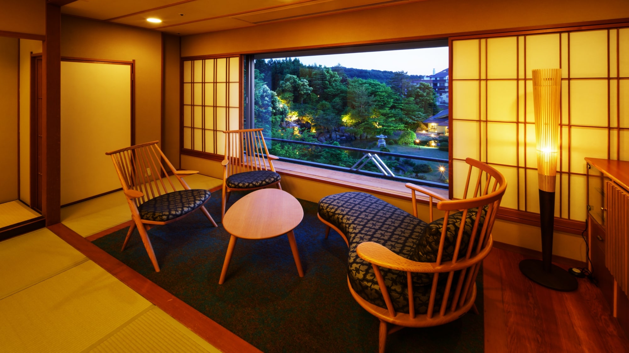 ห้องมาตรฐานสไตล์ญี่ปุ่น (ภาพห้องพักฝั่งสวน ②)
