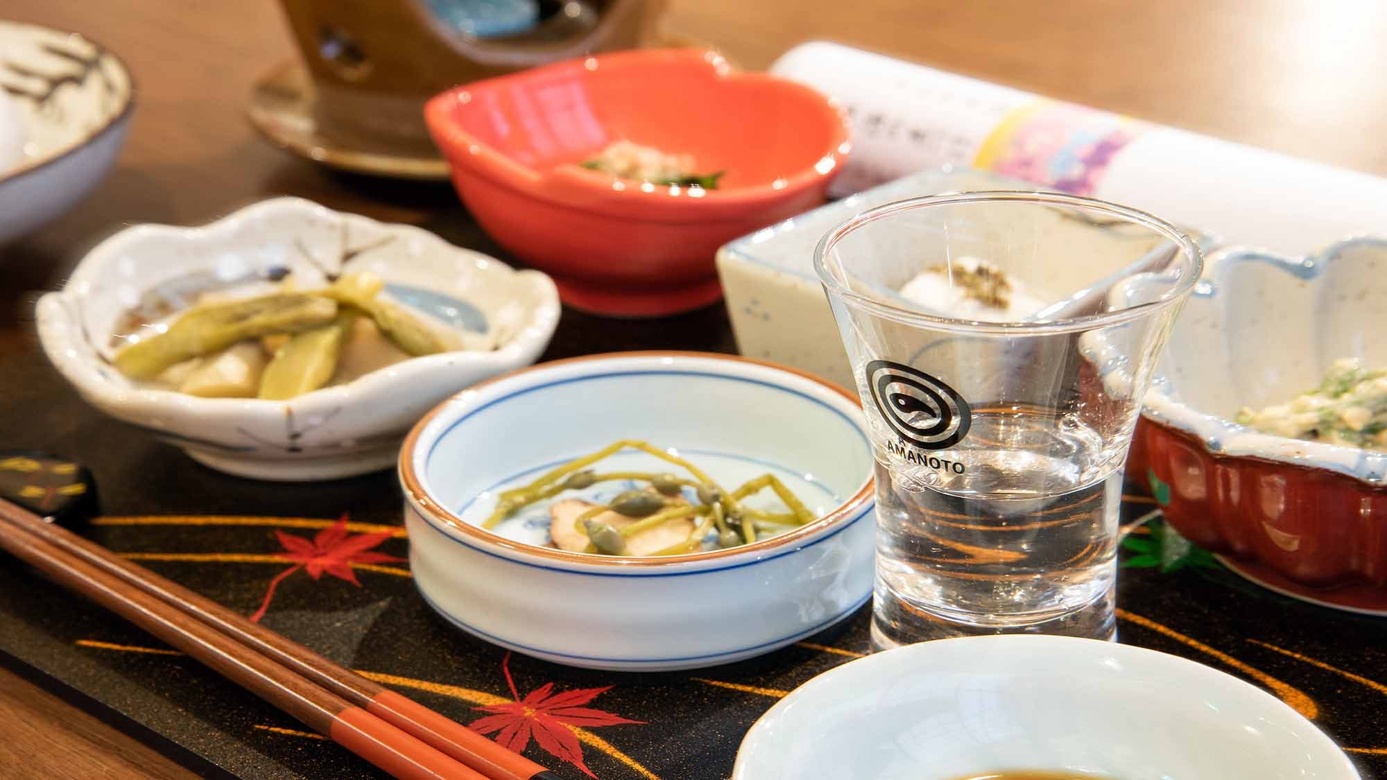 * Supper-with local sake for local ingredients-