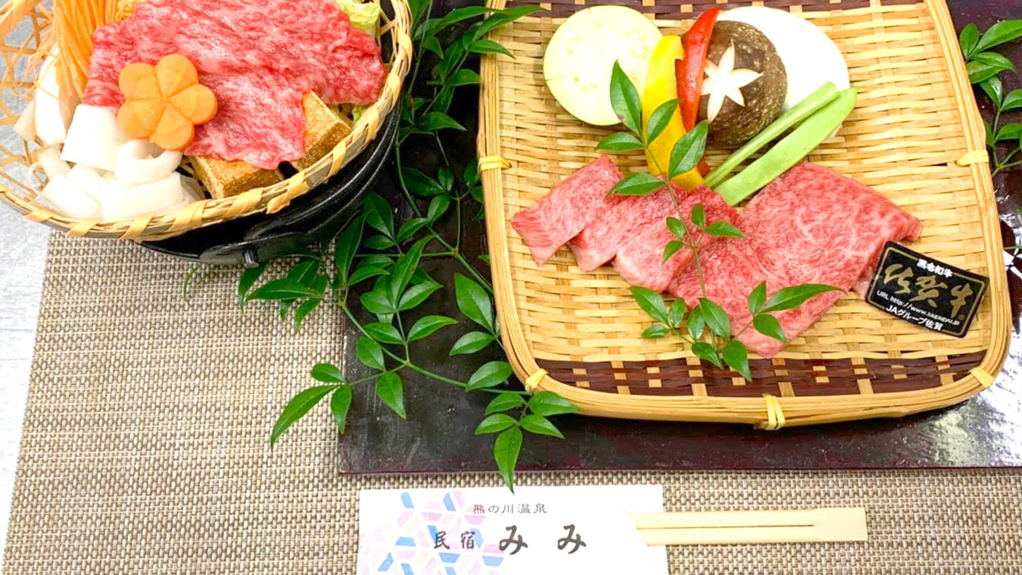 ・ [Example of Saga beef course] Please enjoy the top-class brand beef in Japan.
