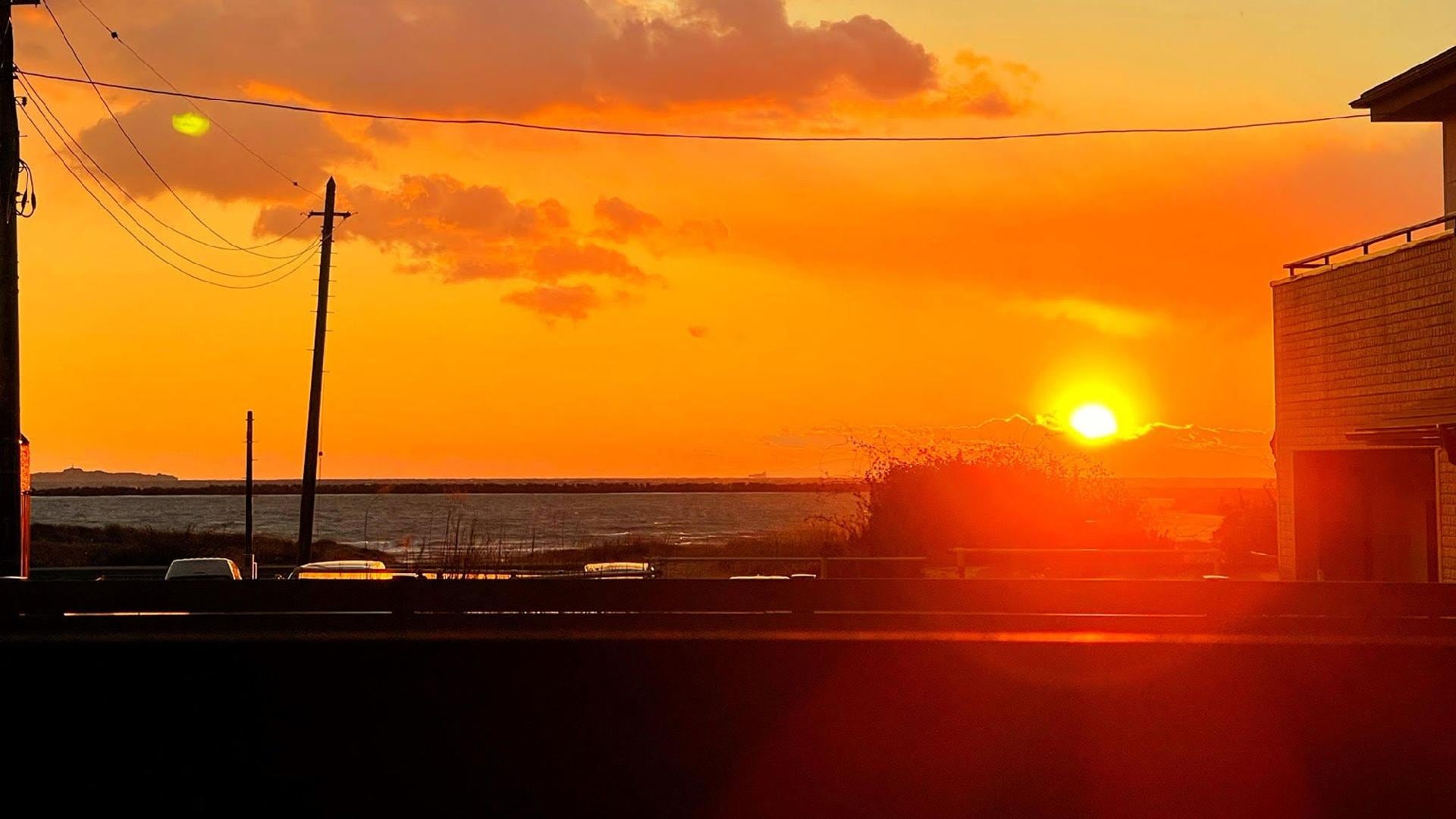 ・[Sunset] A private villa where you can spend a relaxing time watching the sunset over Tateyama Bay.