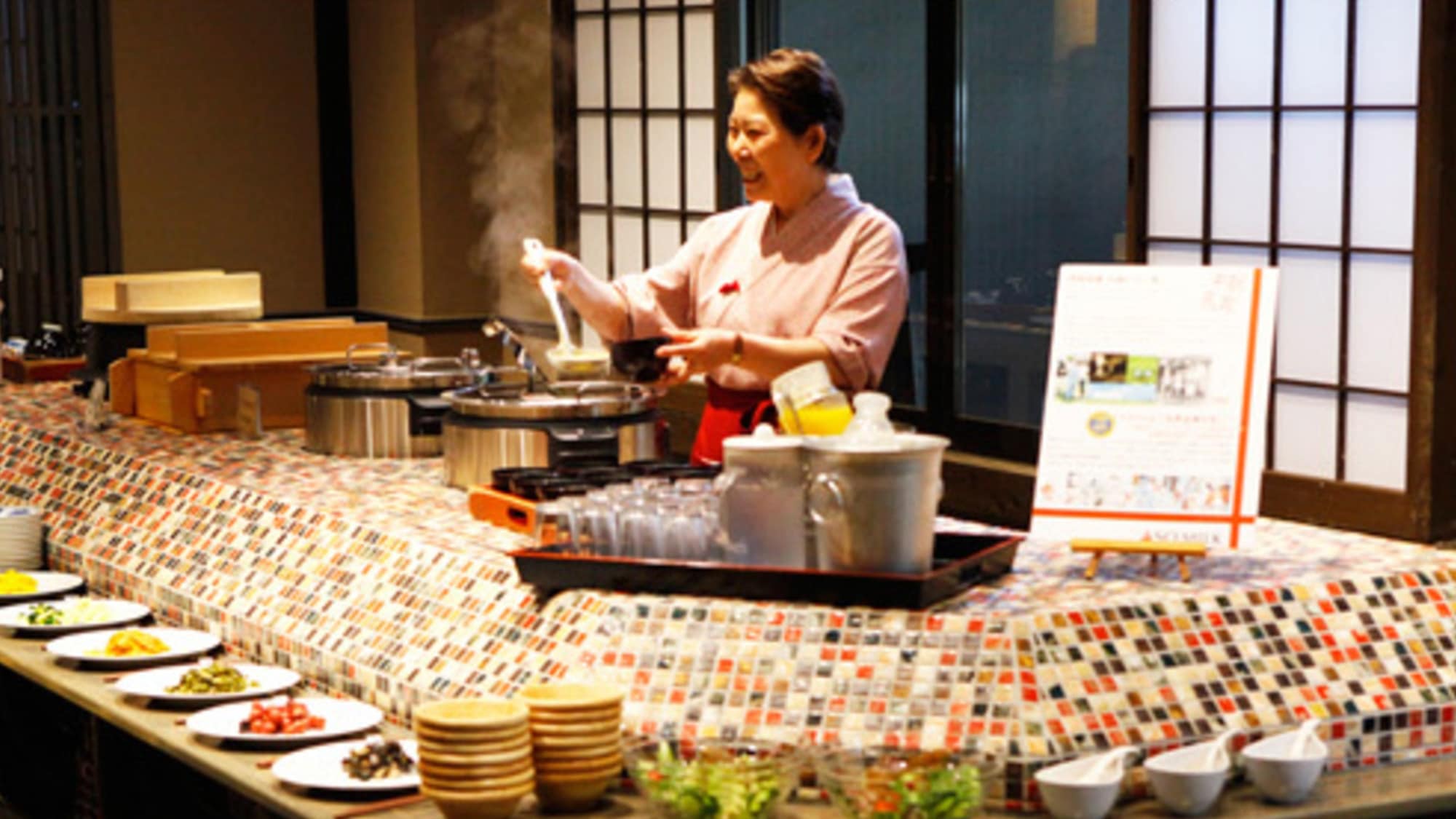 [New breakfast counter]