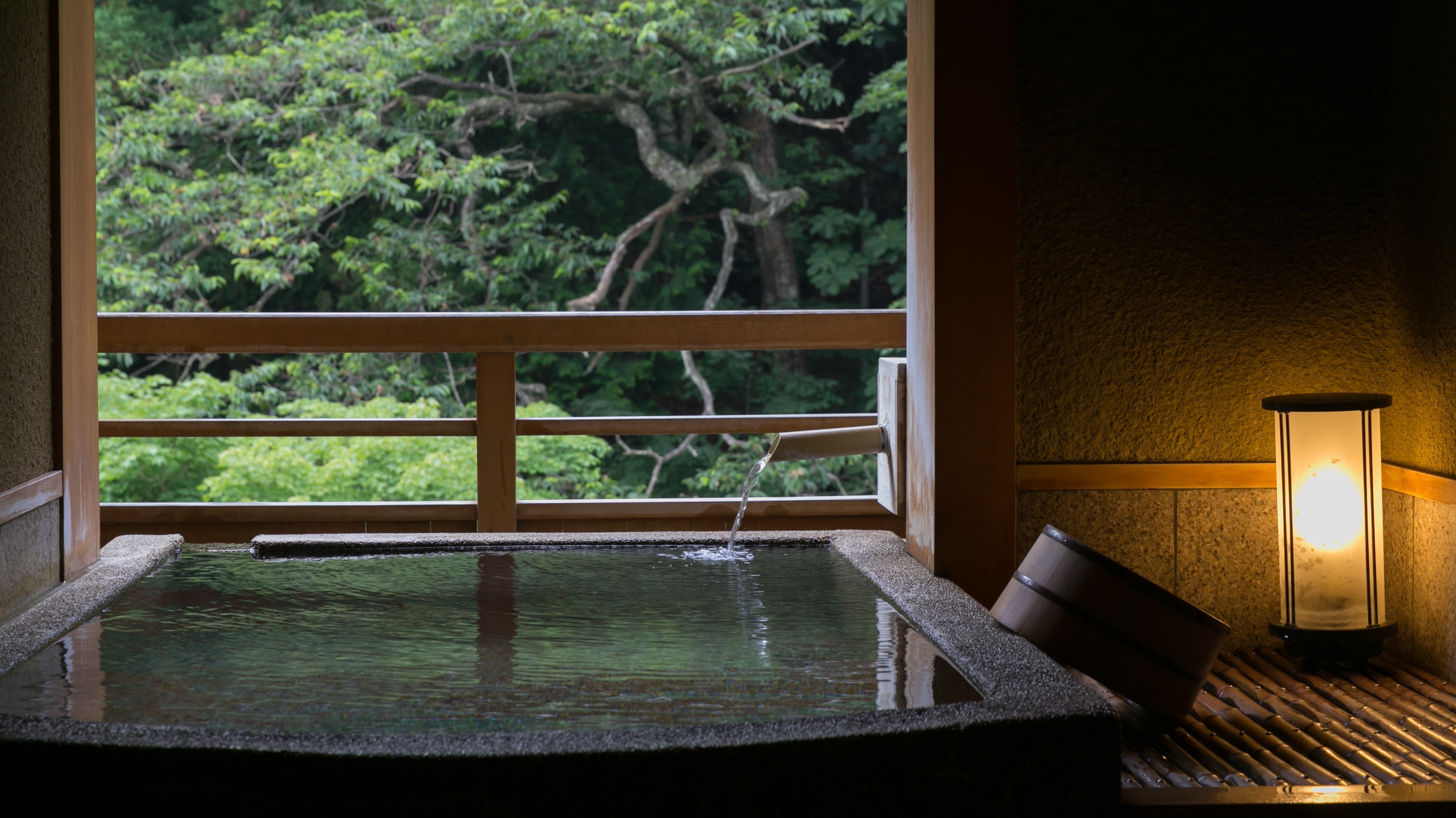 ・ All open-air baths in Hagi and rooms are 100% sourced from the source.