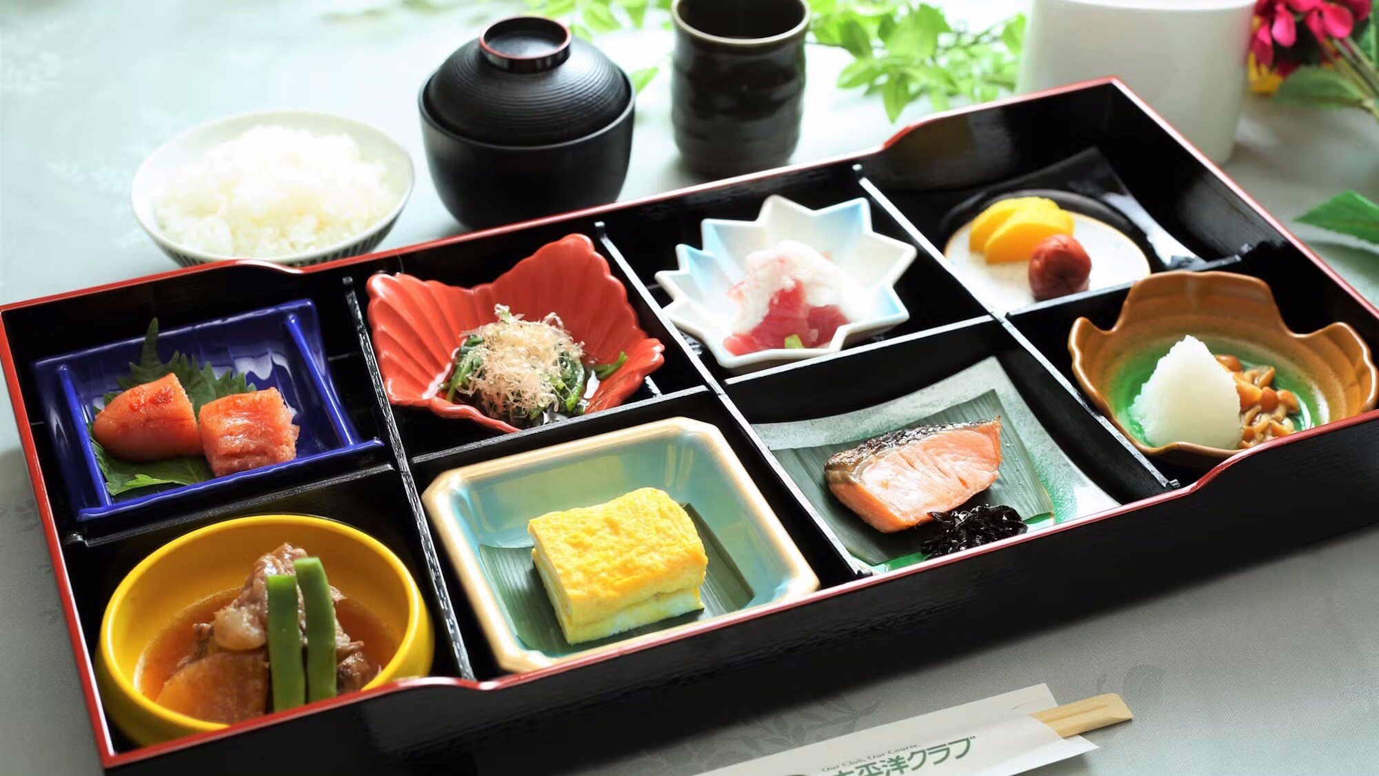 Japanese set meal (breakfast)