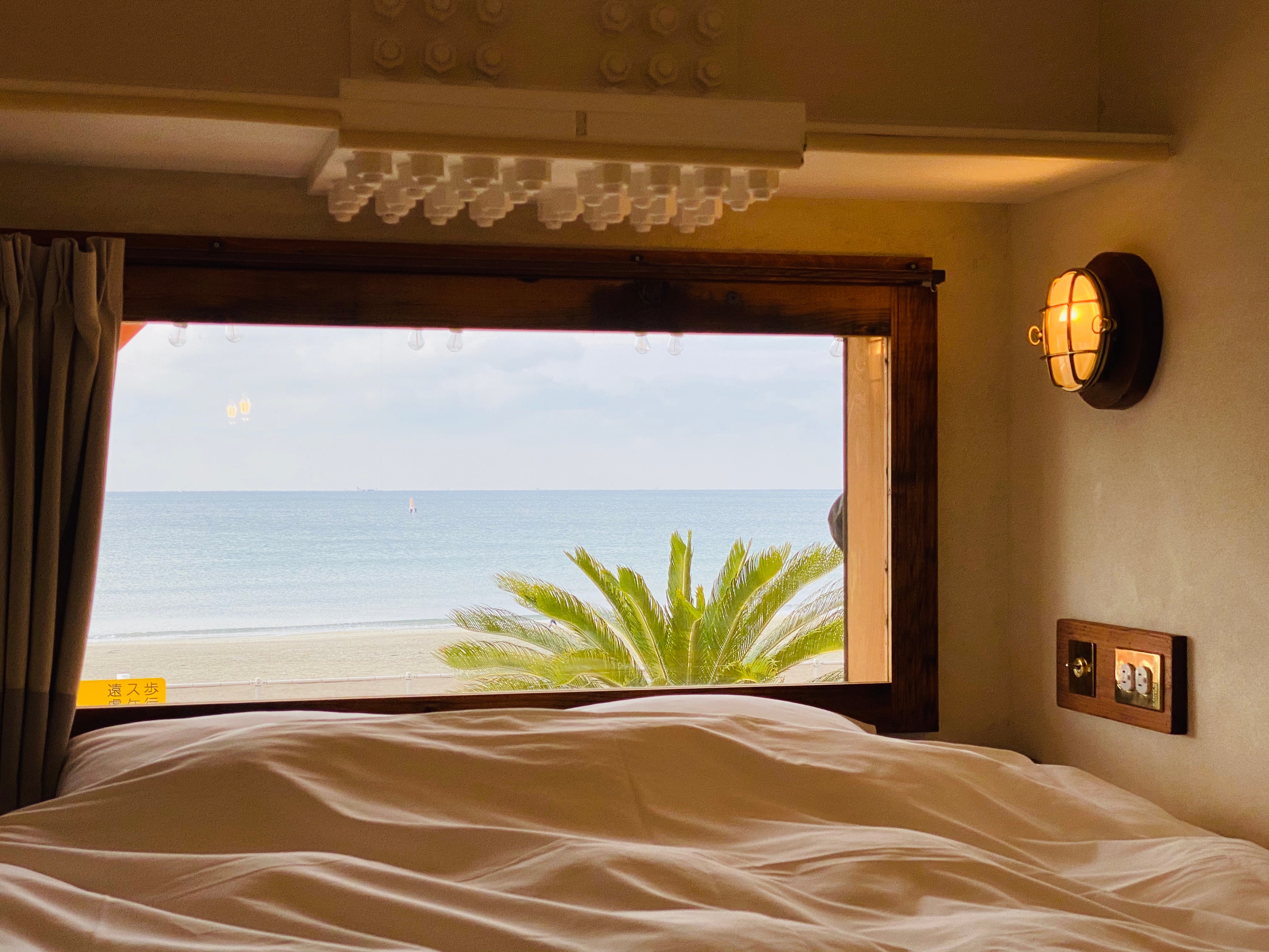 Ocean view from the loft bed