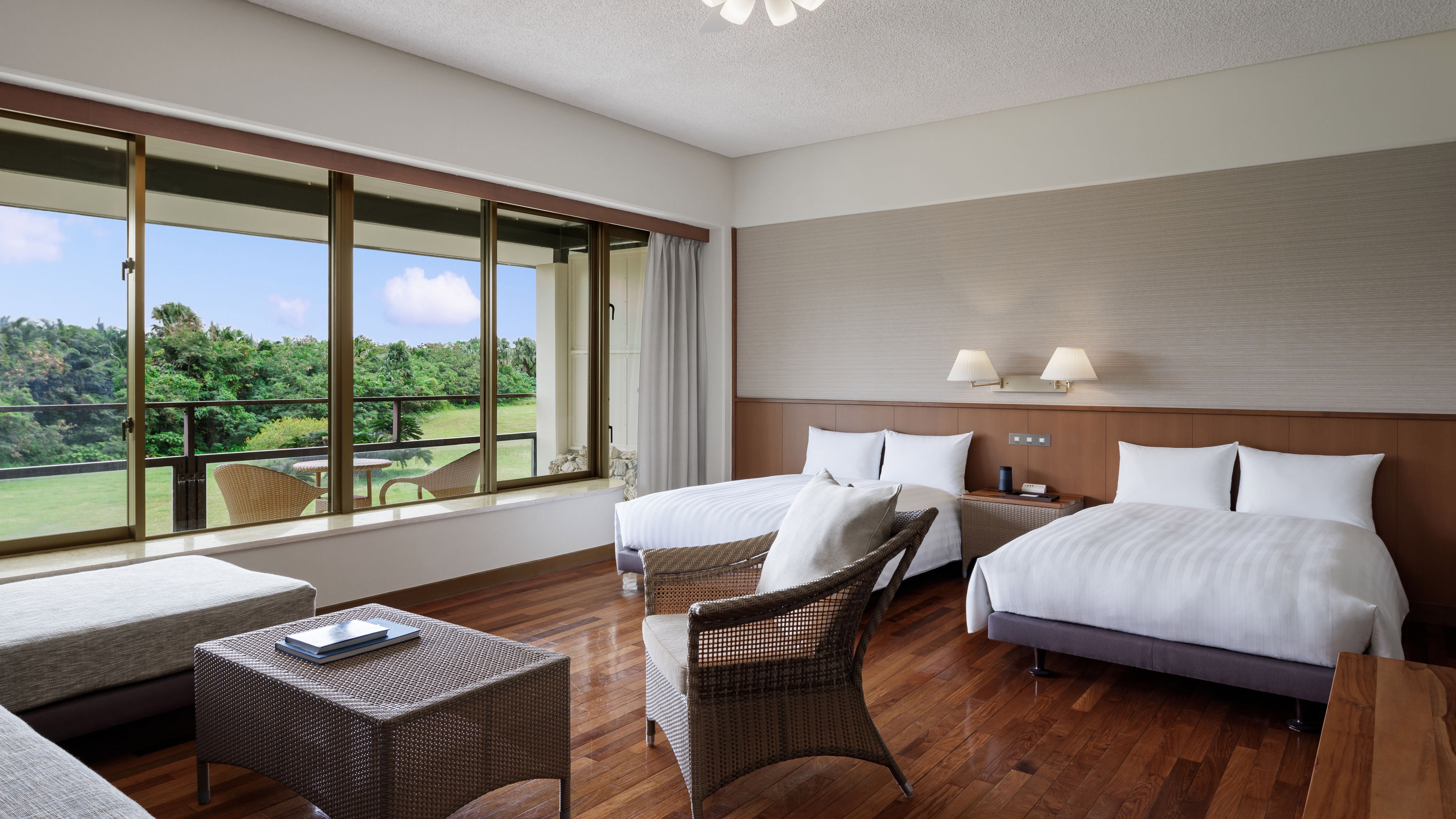 Kamar Deluxe dengan Pemandangan Taman