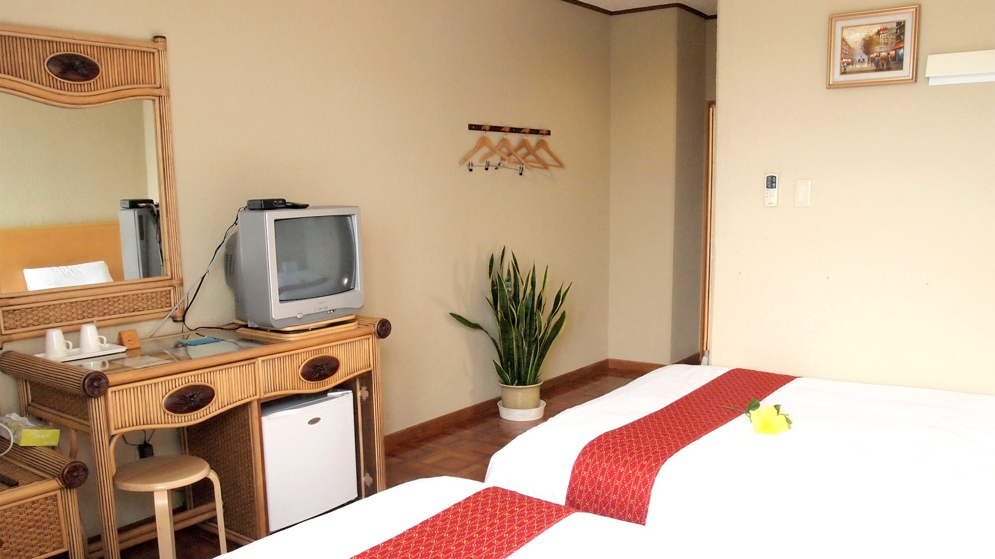 Kamar Twin Direkomendasikan untuk pasangan dan pasangan yang bepergian