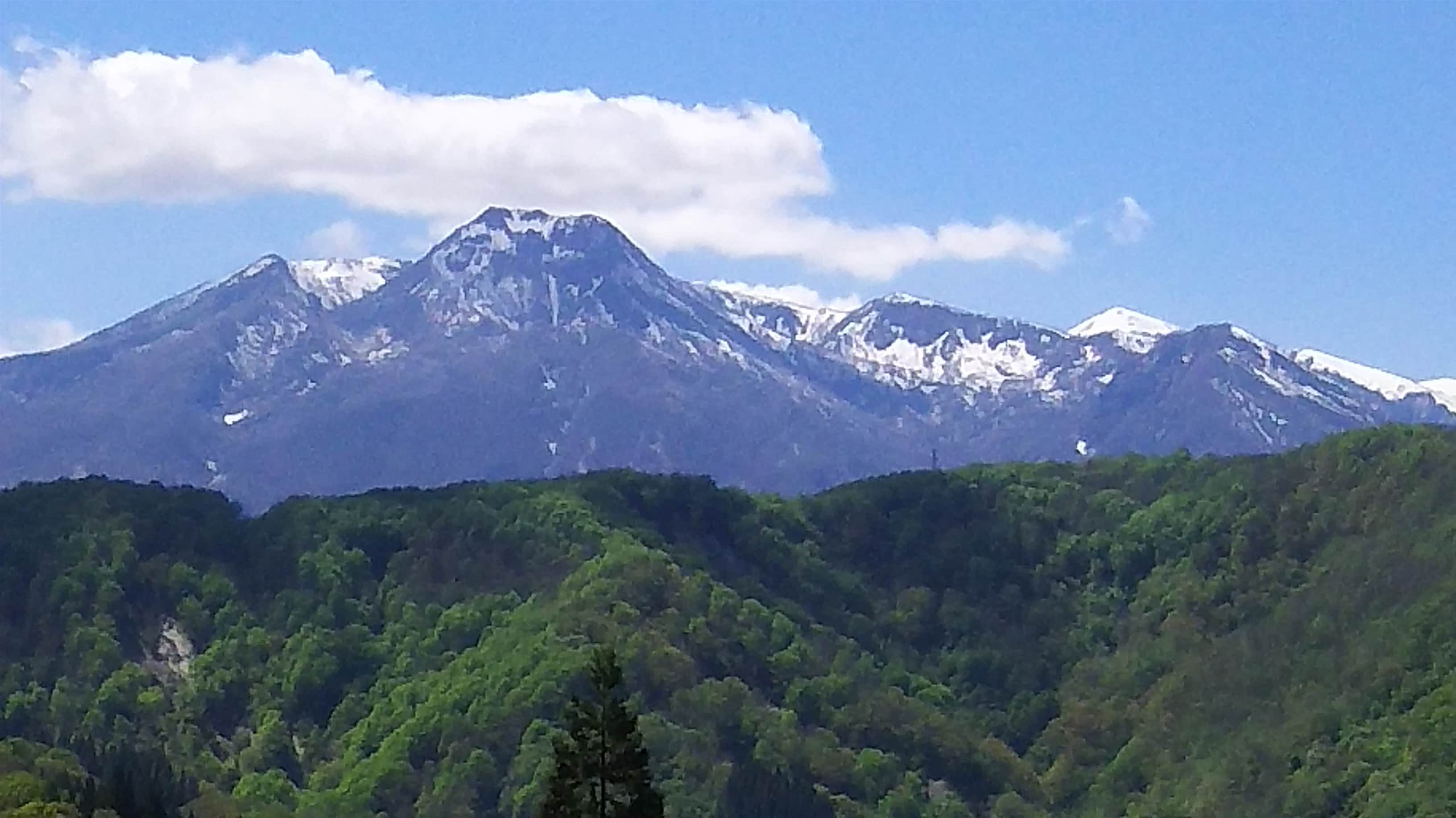 开田山脉和妙高山