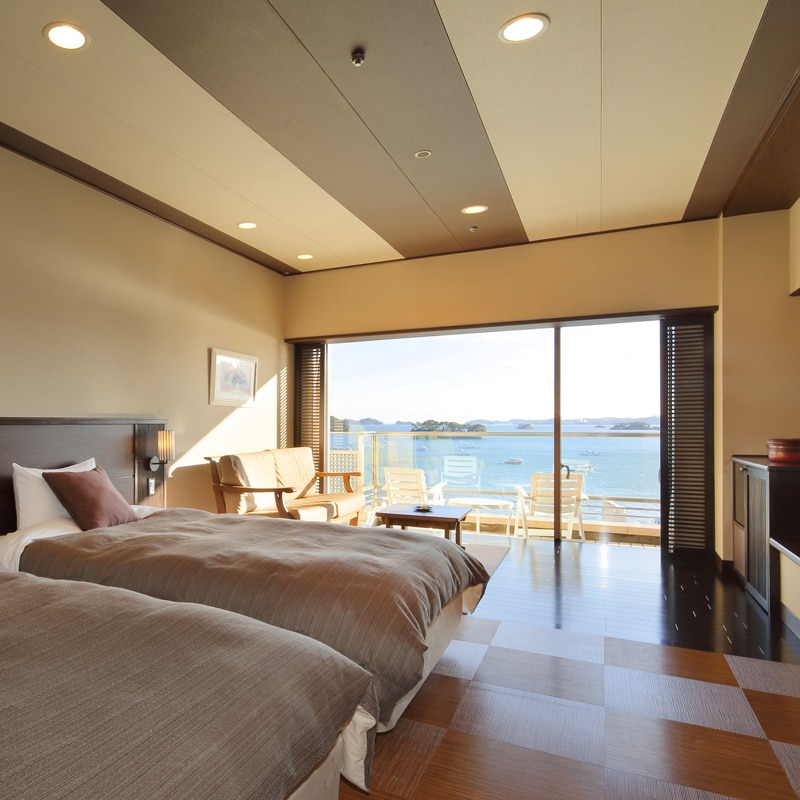 "Sakura" Basho-tei Ocean View Designer Twin Room