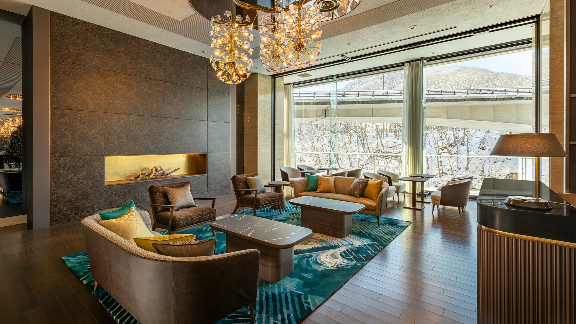 [Quầy lễ tân riêng] <Tầng sảnh> Quầy lễ tân dành riêng cho khách lưu trú tại Executive Suite Suirei