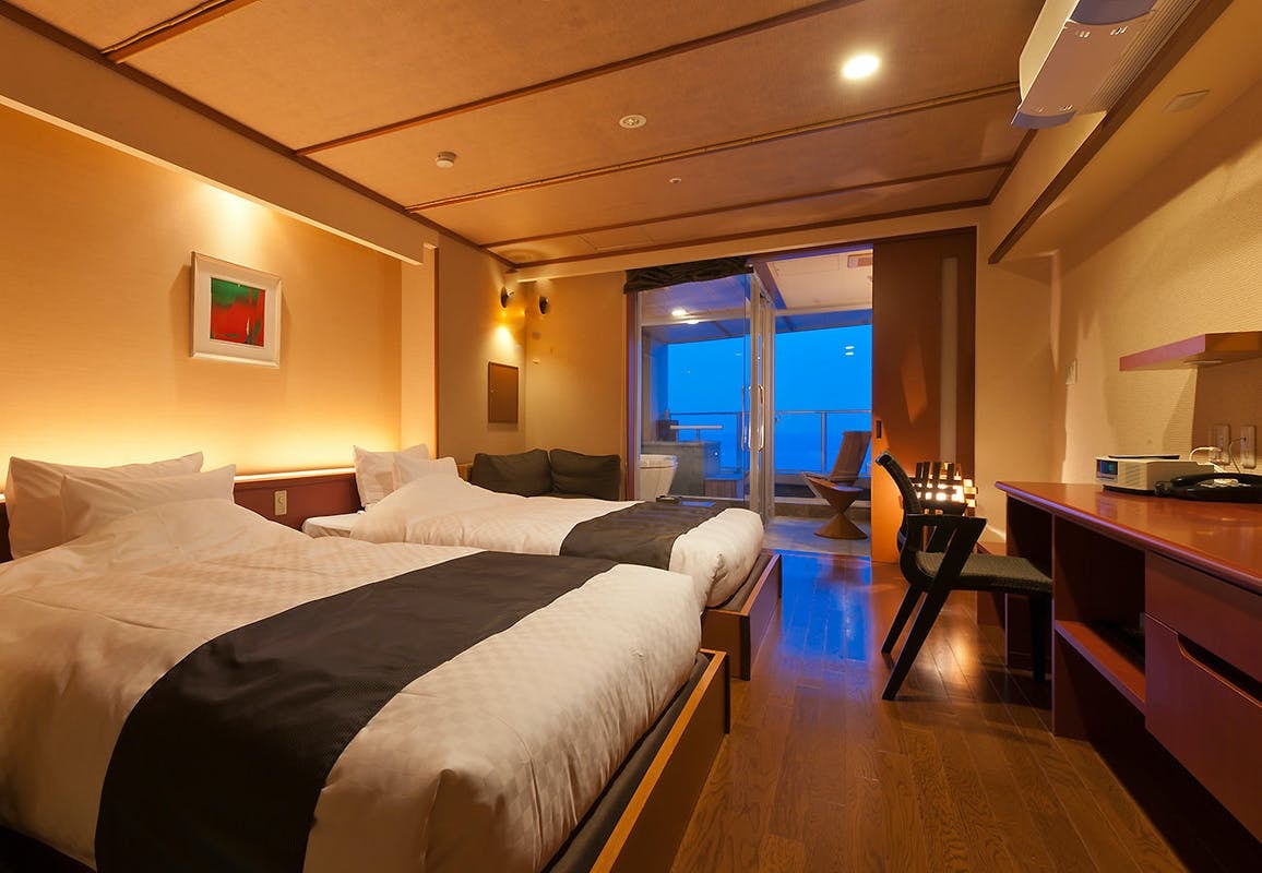 Guest room D1 type with open-air bath (non-smoking indoors)
